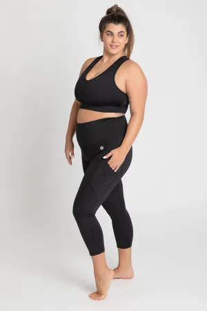 Smart Pocket Move 7/8 Length Legging - Black