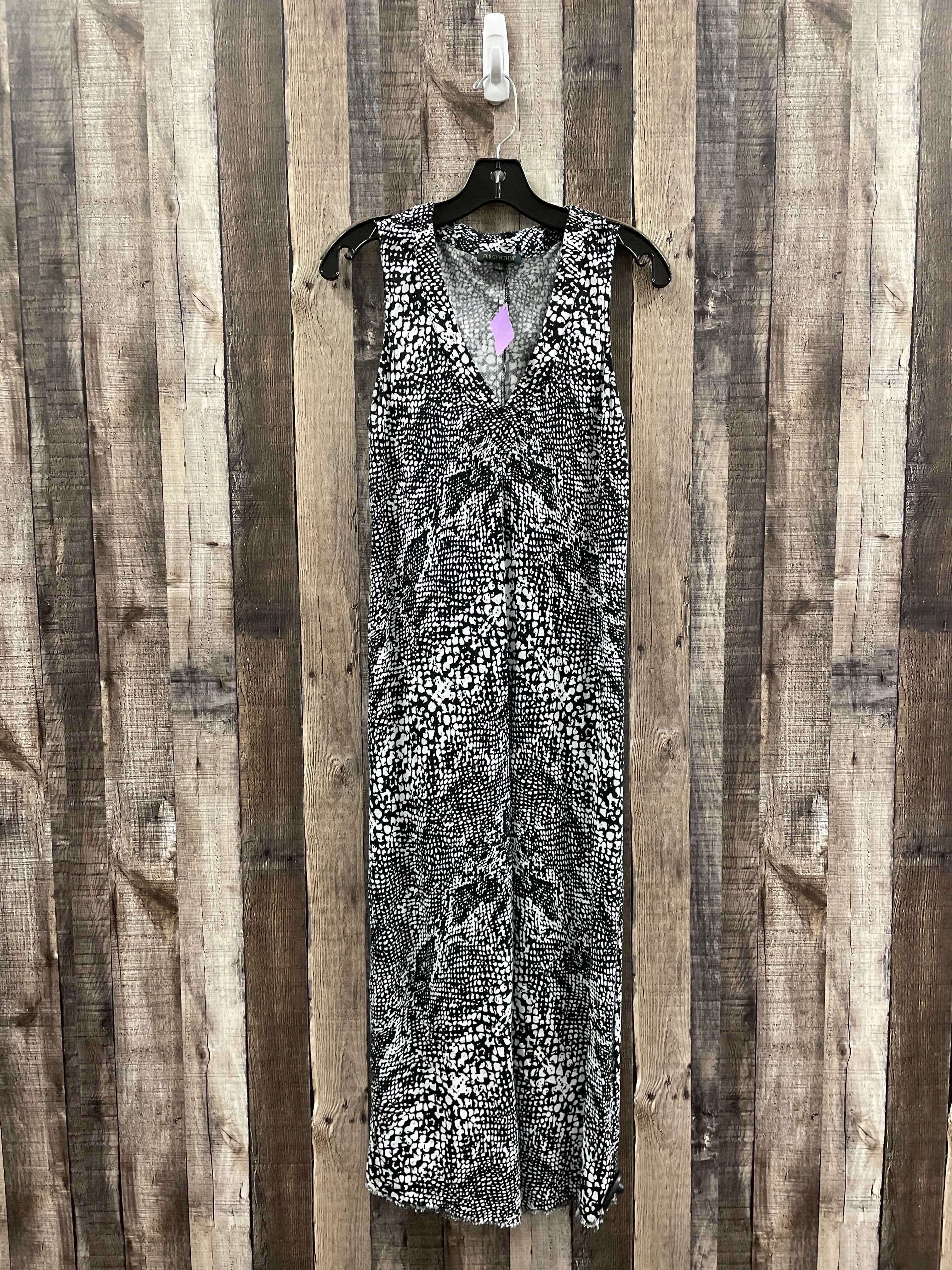 Snakeskin Print Dress Casual Maxi For Cynthia, Size S