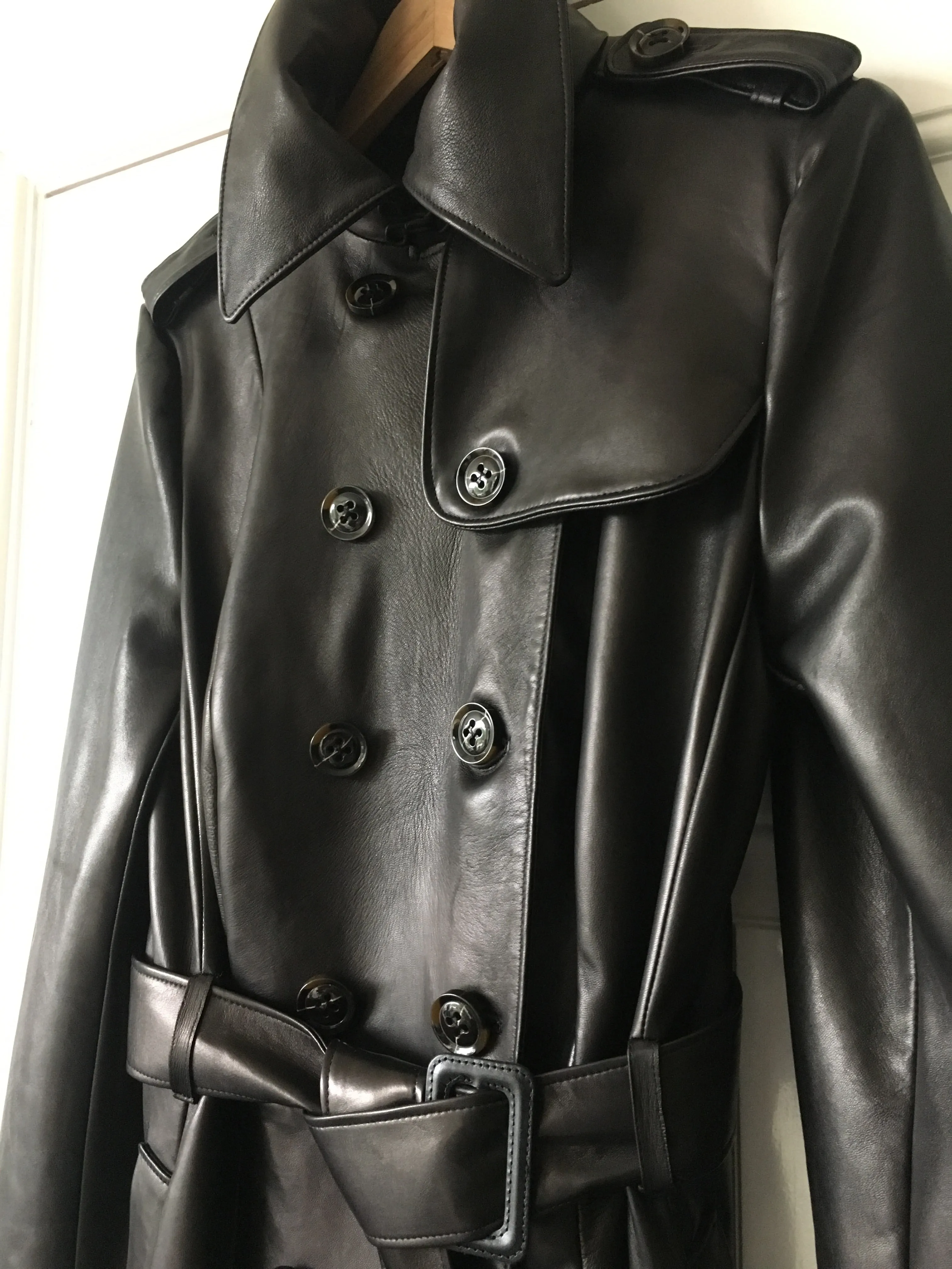 Soft Leather Trench Coat -From £2750