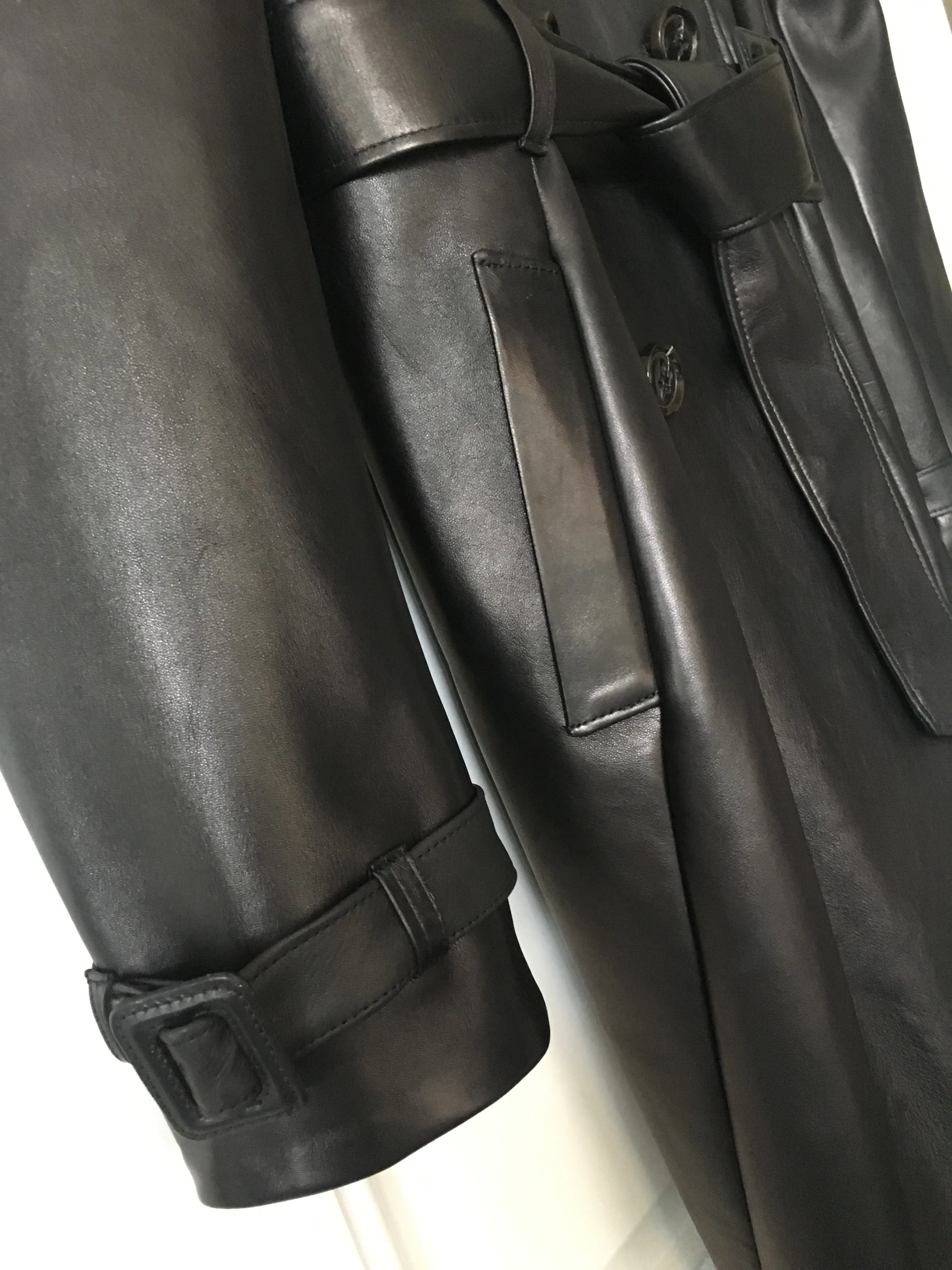 Soft Leather Trench Coat -From £2750