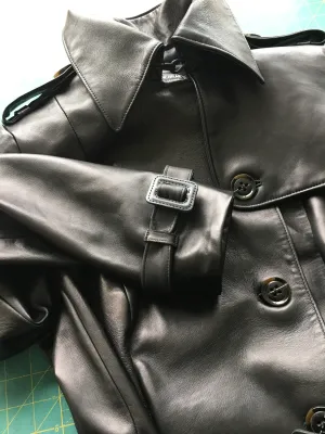 Soft Leather Trench Coat -From £2750