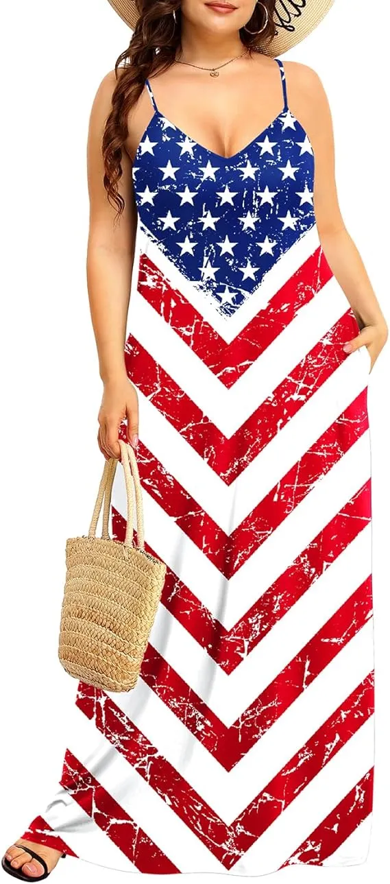 Summer Maxi Sleeveless Spaghetti Strap Beach Long Dresses