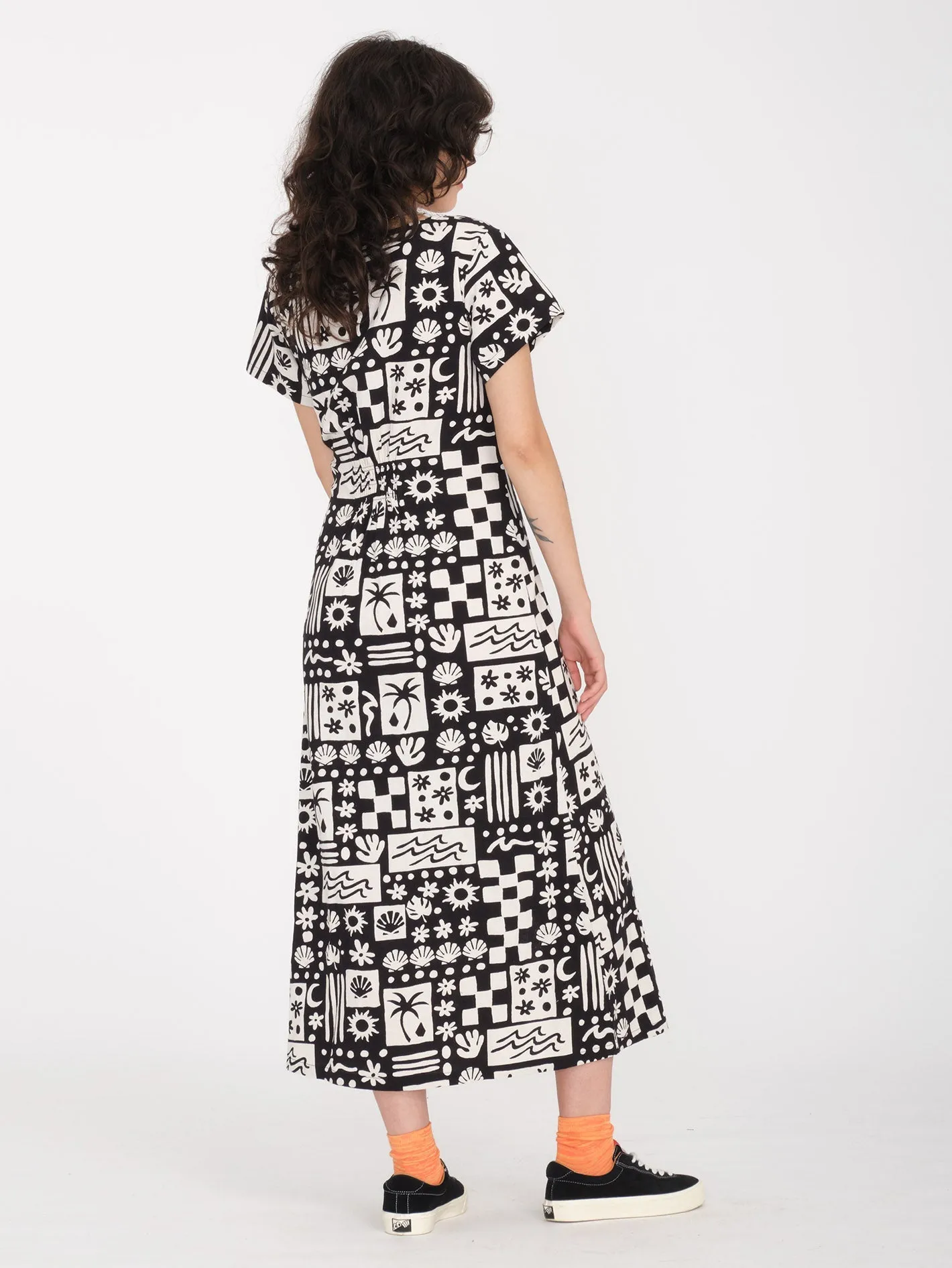 Sunny Wild Long Dress - BLACK