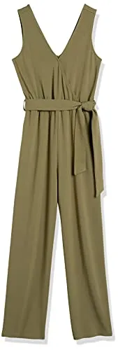 The Drop Women's @caralynmirand Sleeveless Wrap Jumpsuit