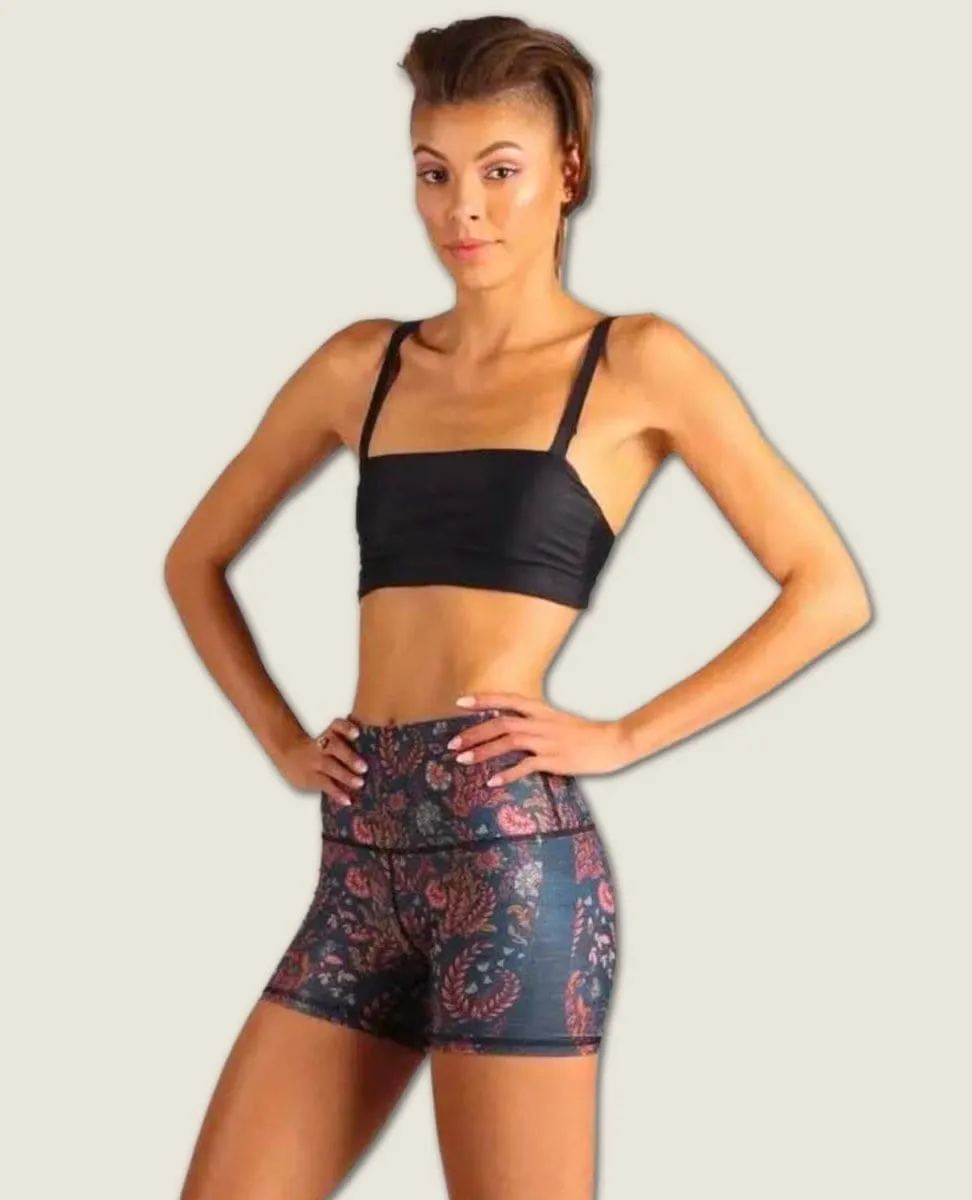 The Joey Yoga Short in Festival Denim