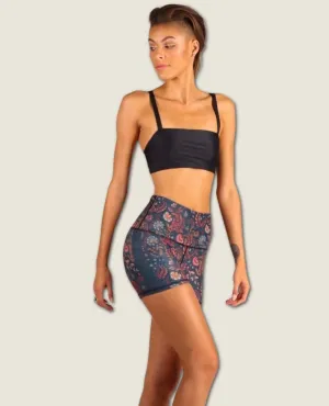The Joey Yoga Short in Festival Denim