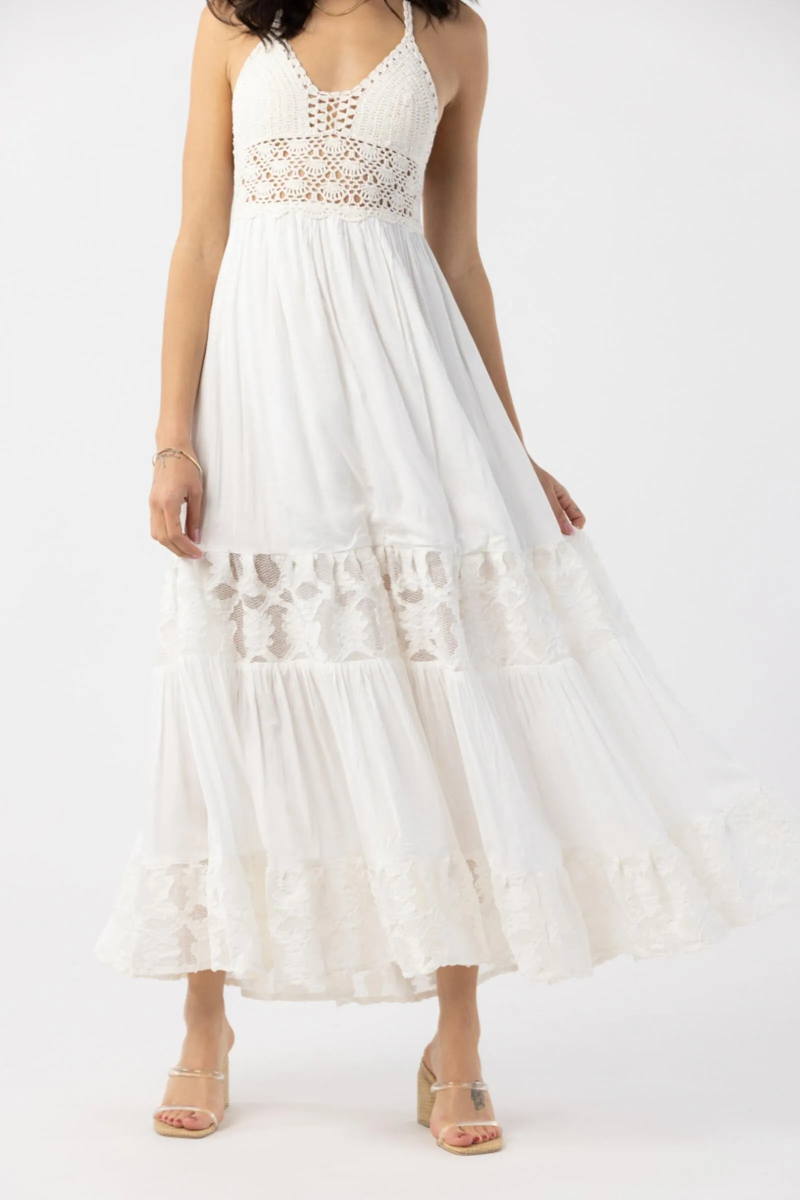 Tiare Hawaii Isabella Maxi Dress Off White