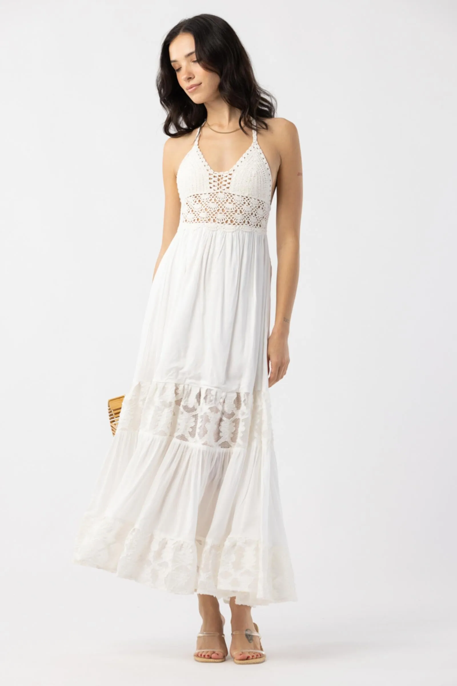 Tiare Hawaii Isabella Maxi Dress Off White