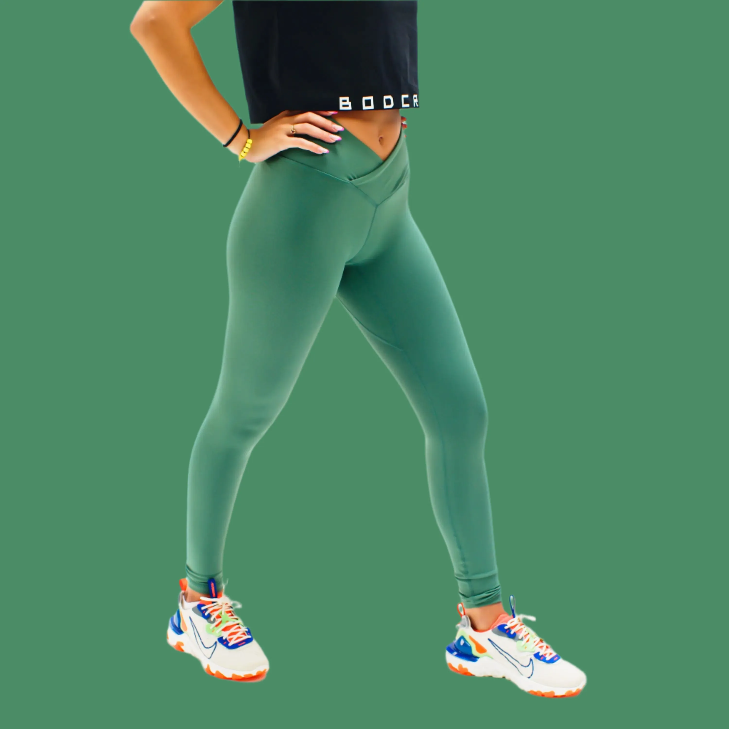 Total War Energy Legging - Forest Green