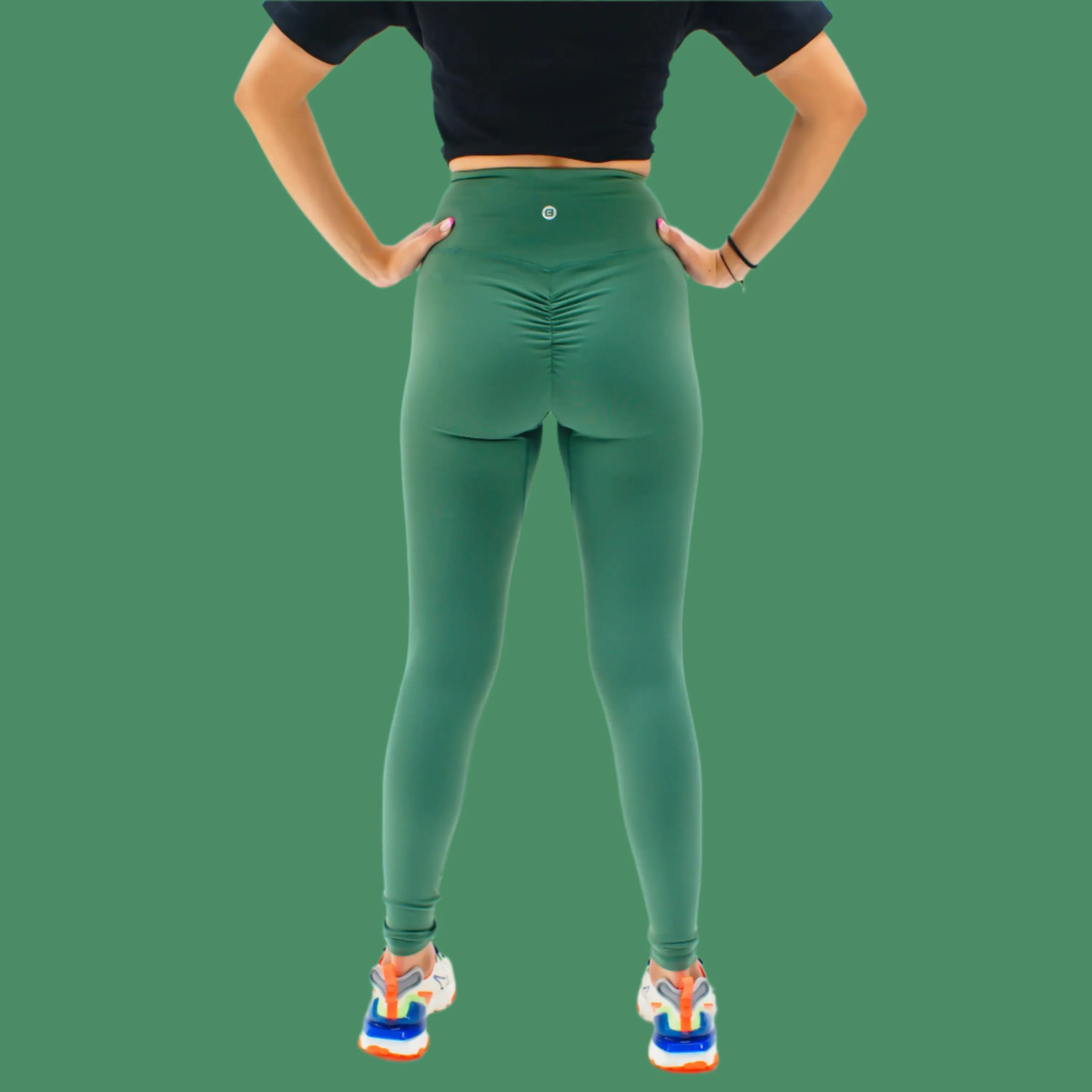 Total War Energy Legging - Forest Green