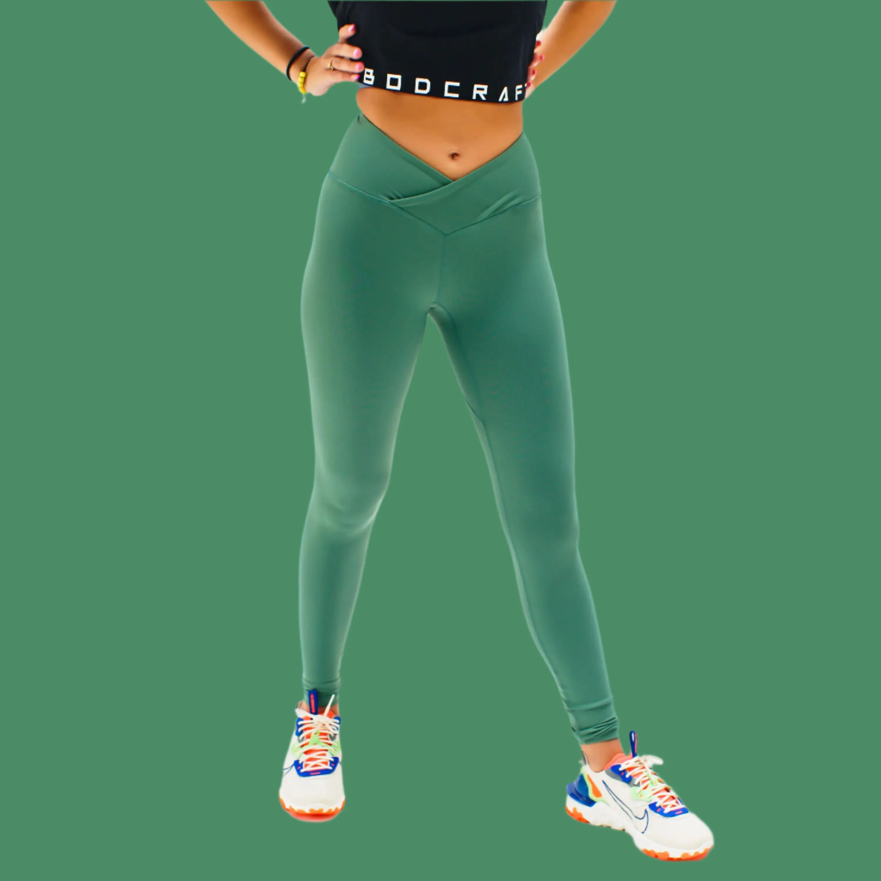 Total War Energy Legging - Forest Green