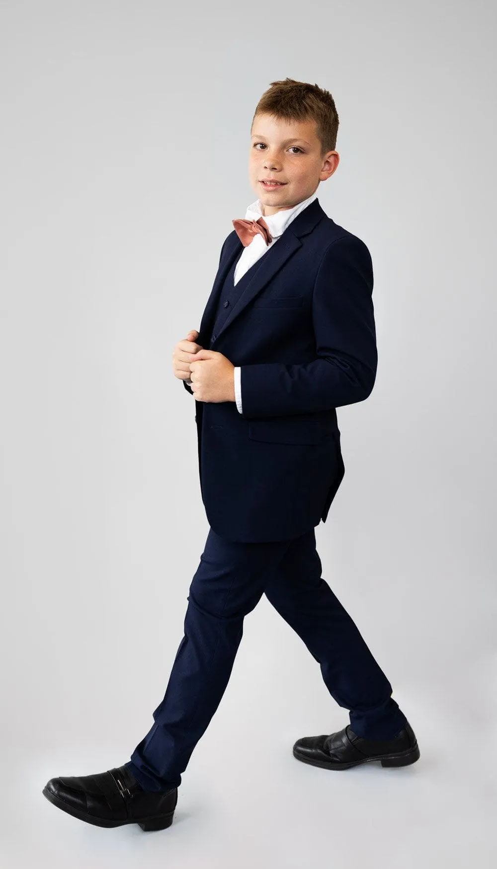 Trim Fit 2 Piece Suit Navy