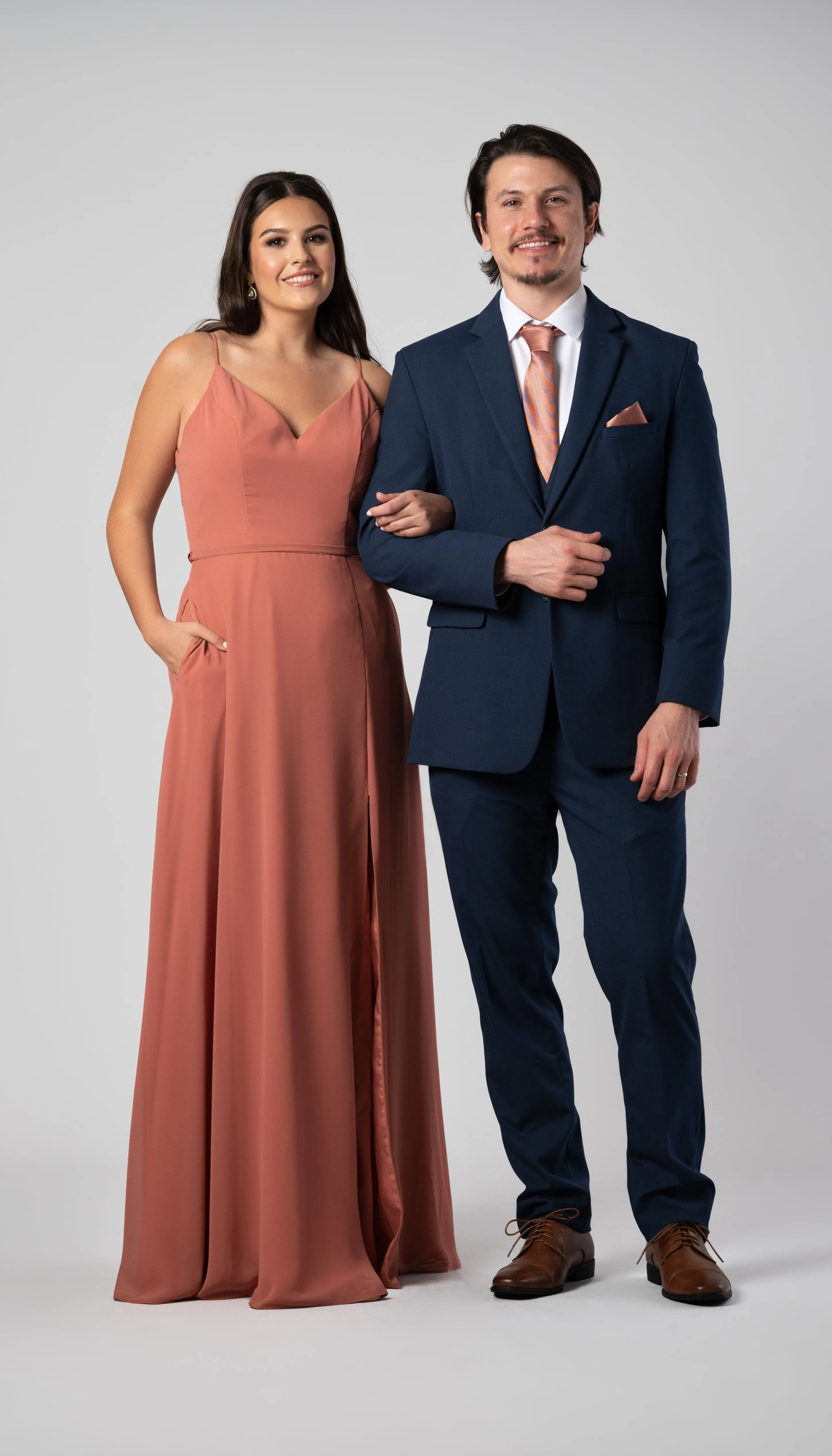 Trim Fit 2 Piece Suit Navy