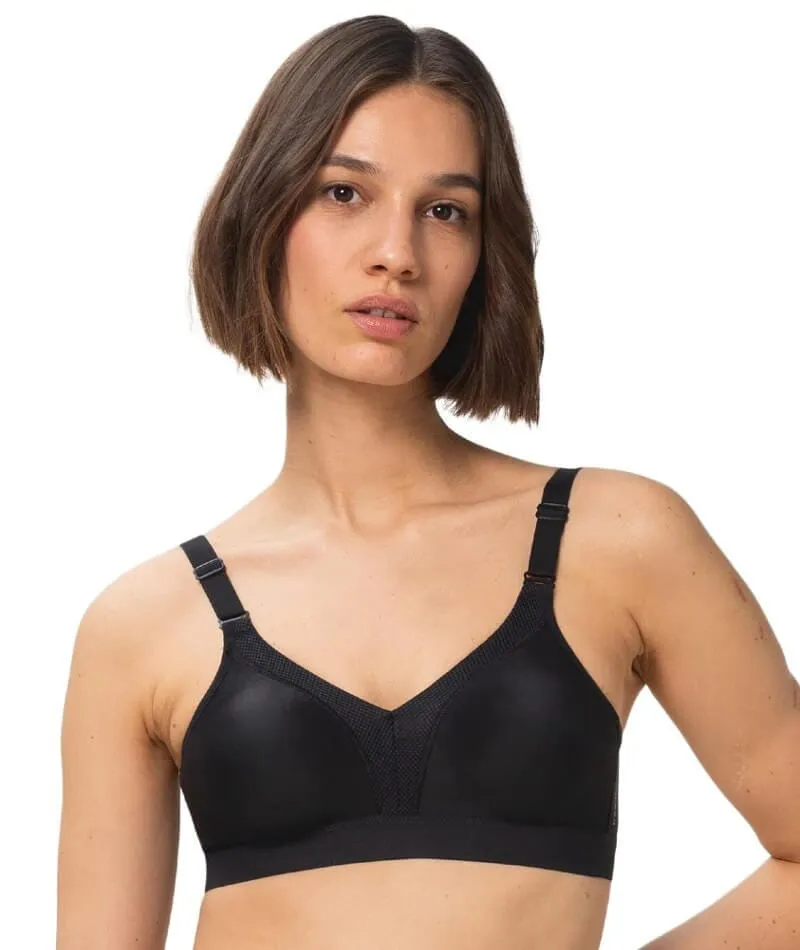 Triumph Triaction Wellness Wire-free Sports Bra - Black
