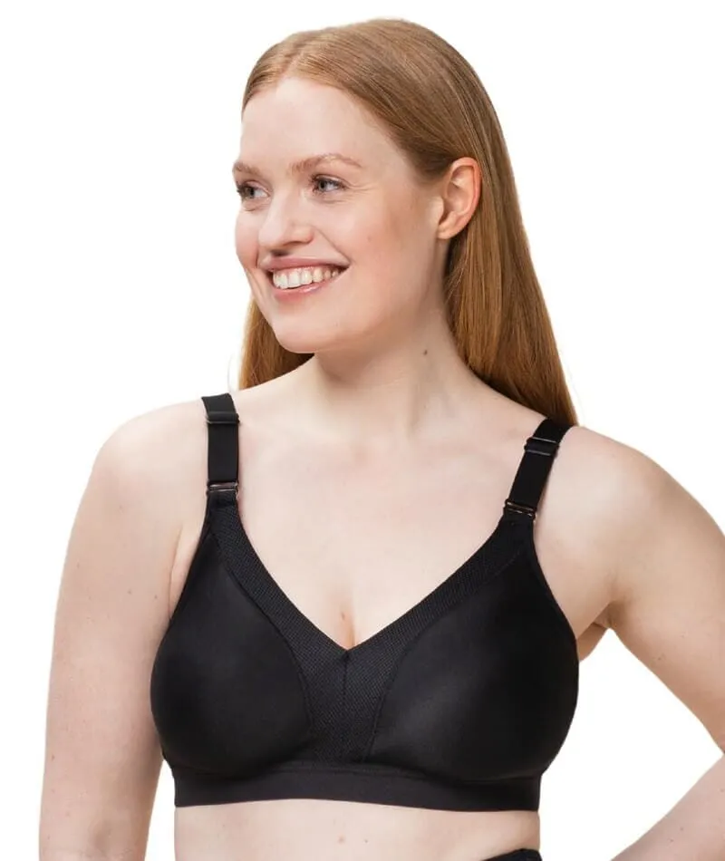 Triumph Triaction Wellness Wire-free Sports Bra - Black