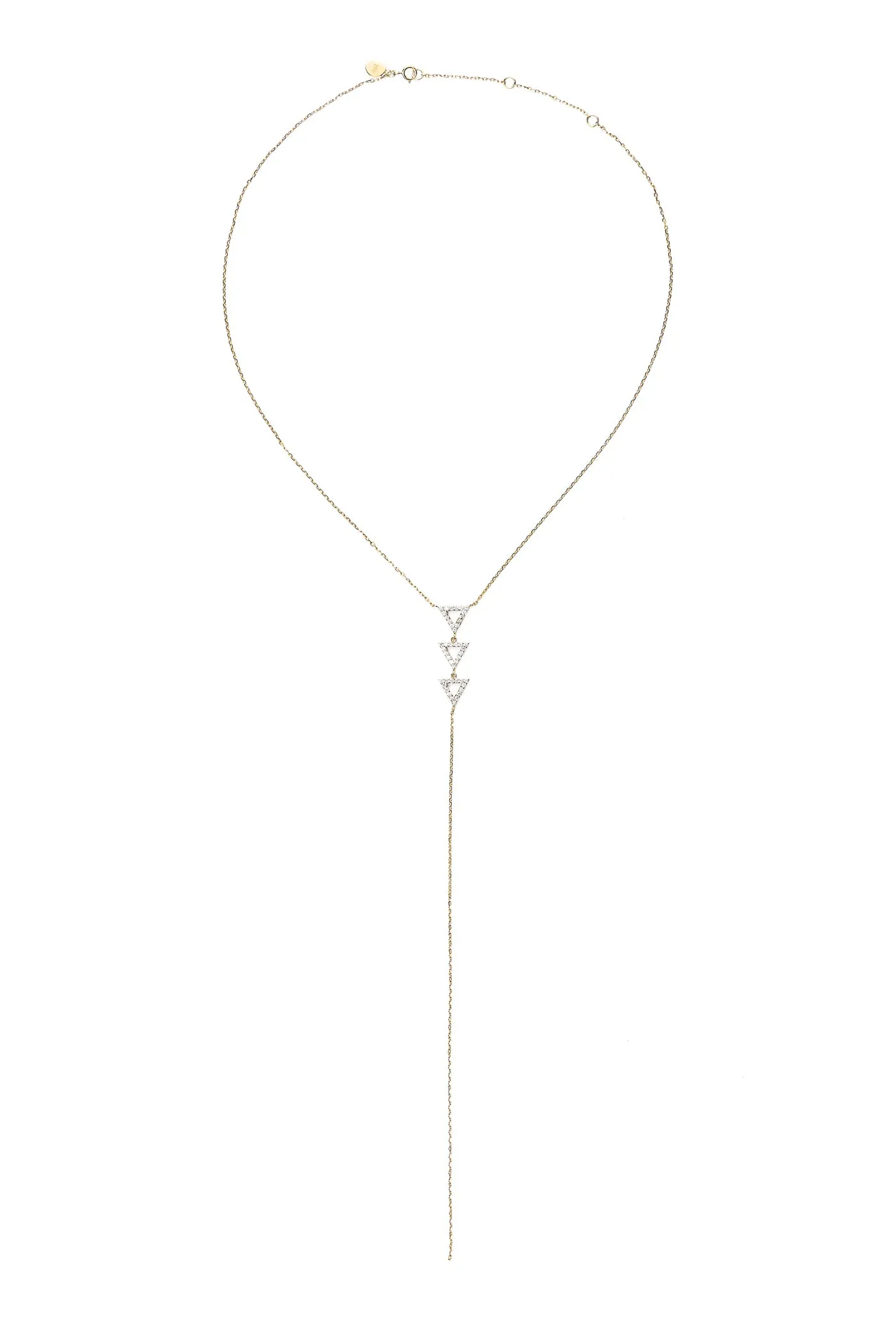 Troika Lariat Necklace (YG)