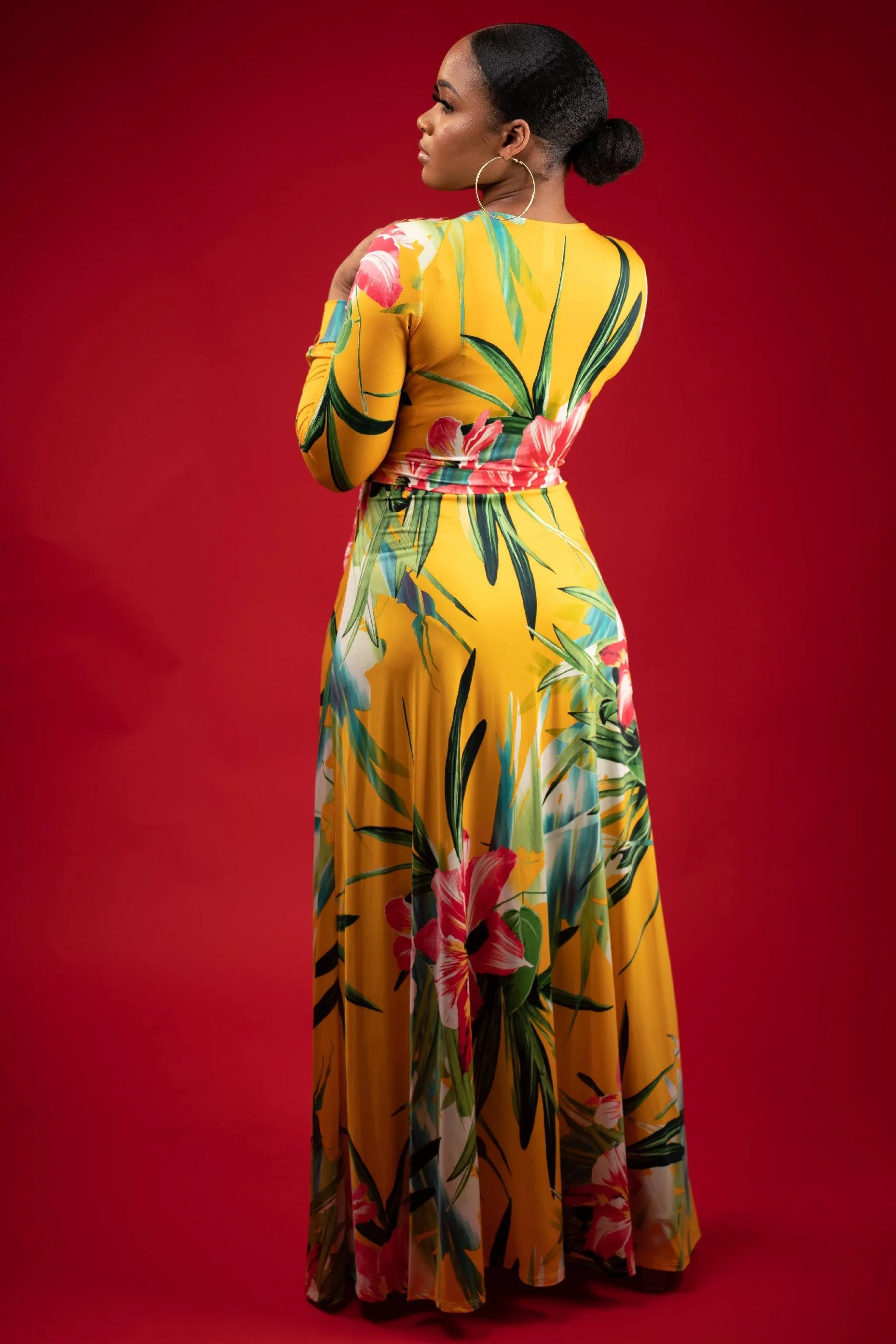 Tropical Garden Maxi Dress