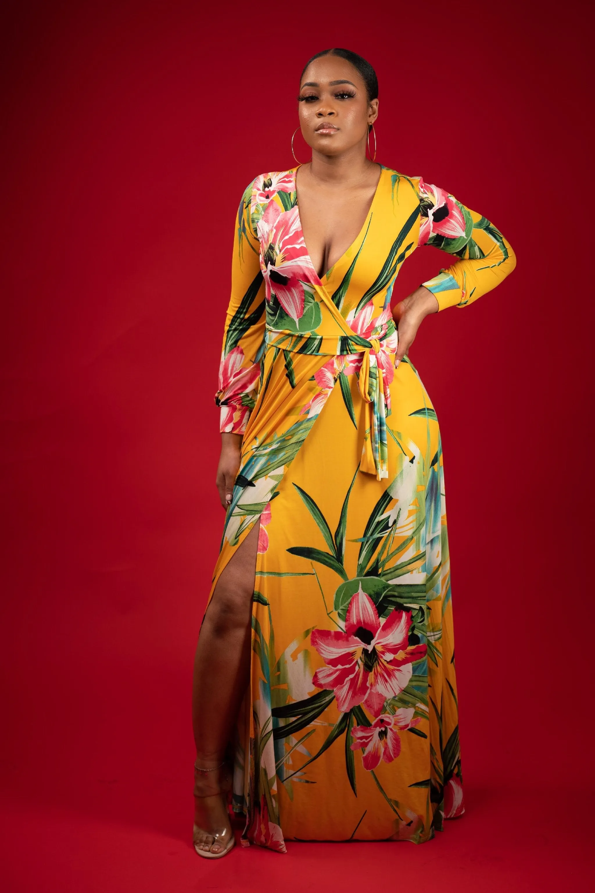 Tropical Garden Maxi Dress