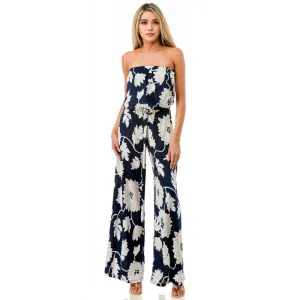 Tube Wide Leg Jumpsuit W/ Belt P592-V592