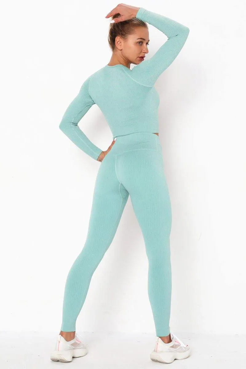Turquoise Yoga Set