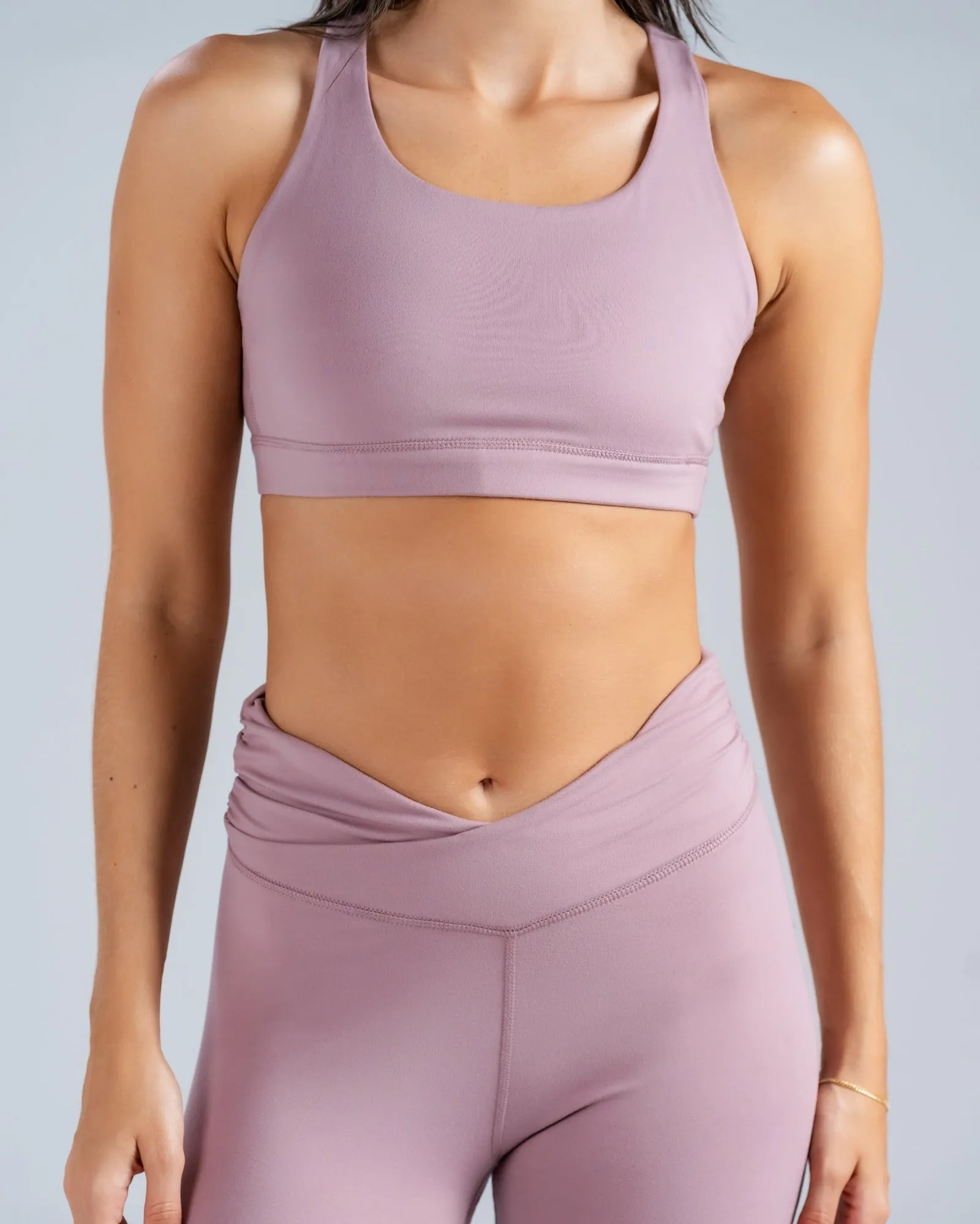 V-Line Purple Sports Bra