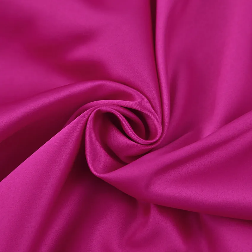 V-neck Satin Bodycon Mini Dresses
