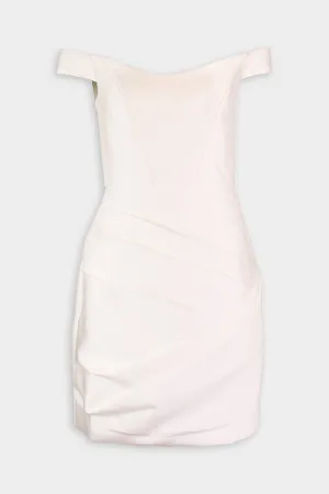 Verna Mini Dress in Cream