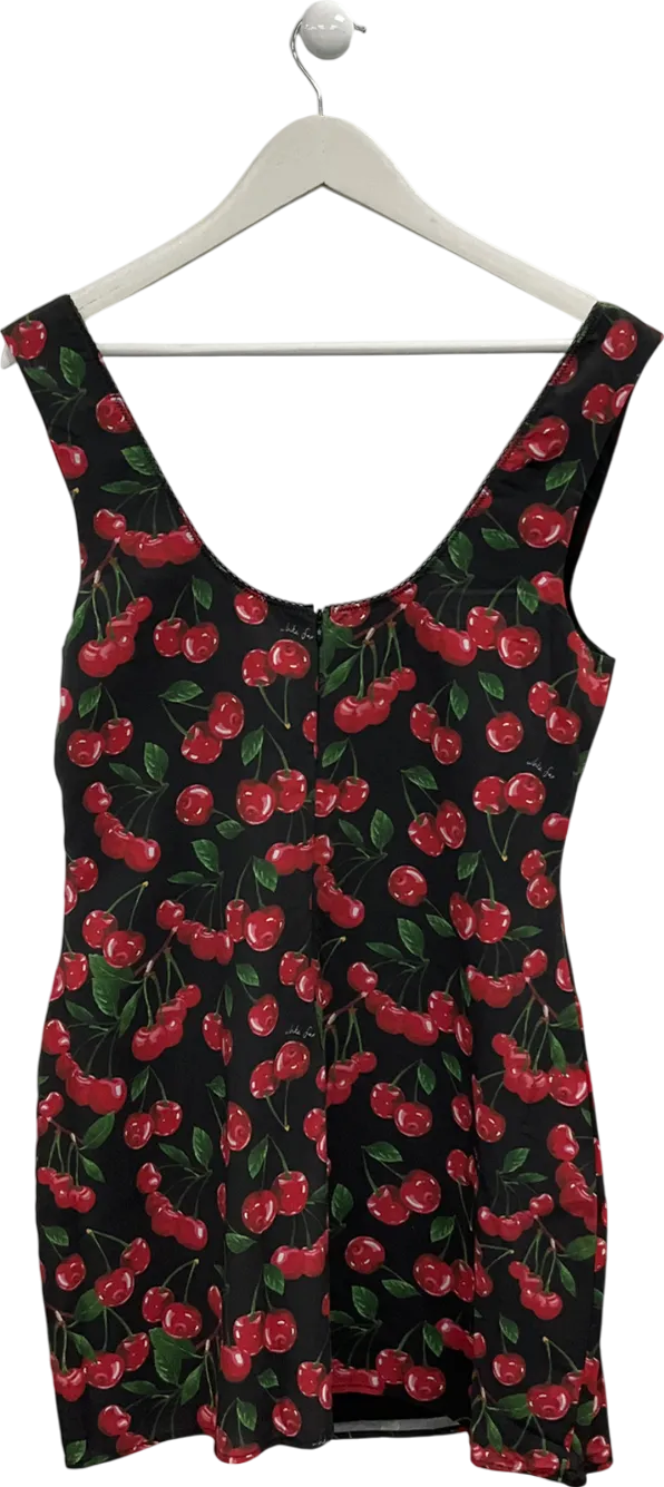 White Fox Black Party Next Door Mini Cherry Dress UK XL