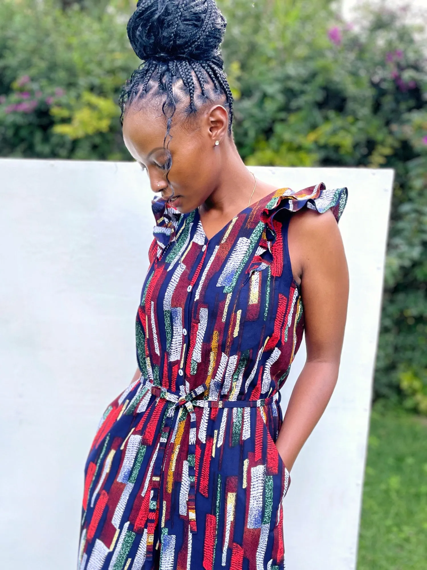 Wide Leg Jumpsuits #511 <L>