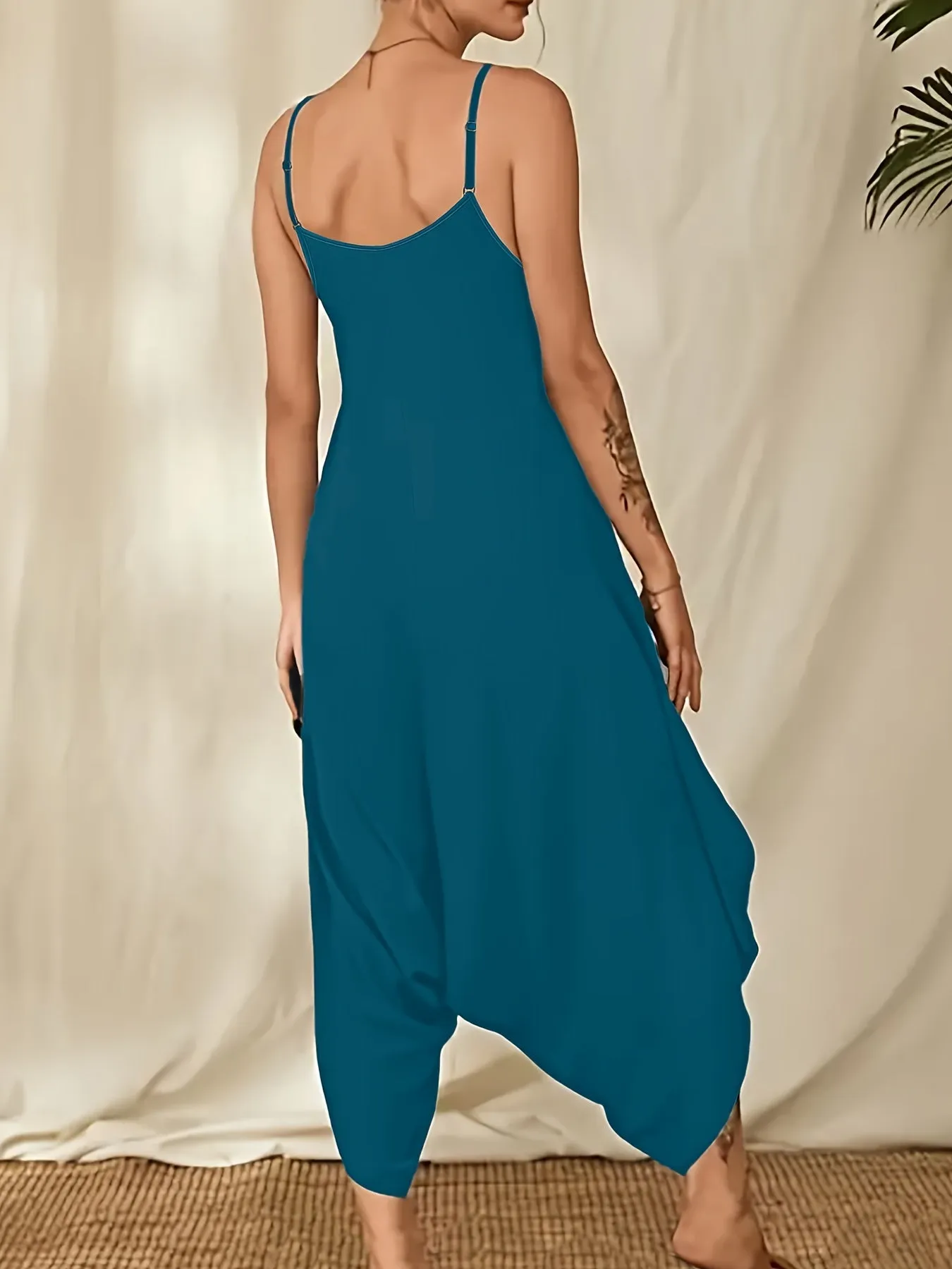 Women Cami Jumpsuit, Boho Sleeveless Jumpsuits