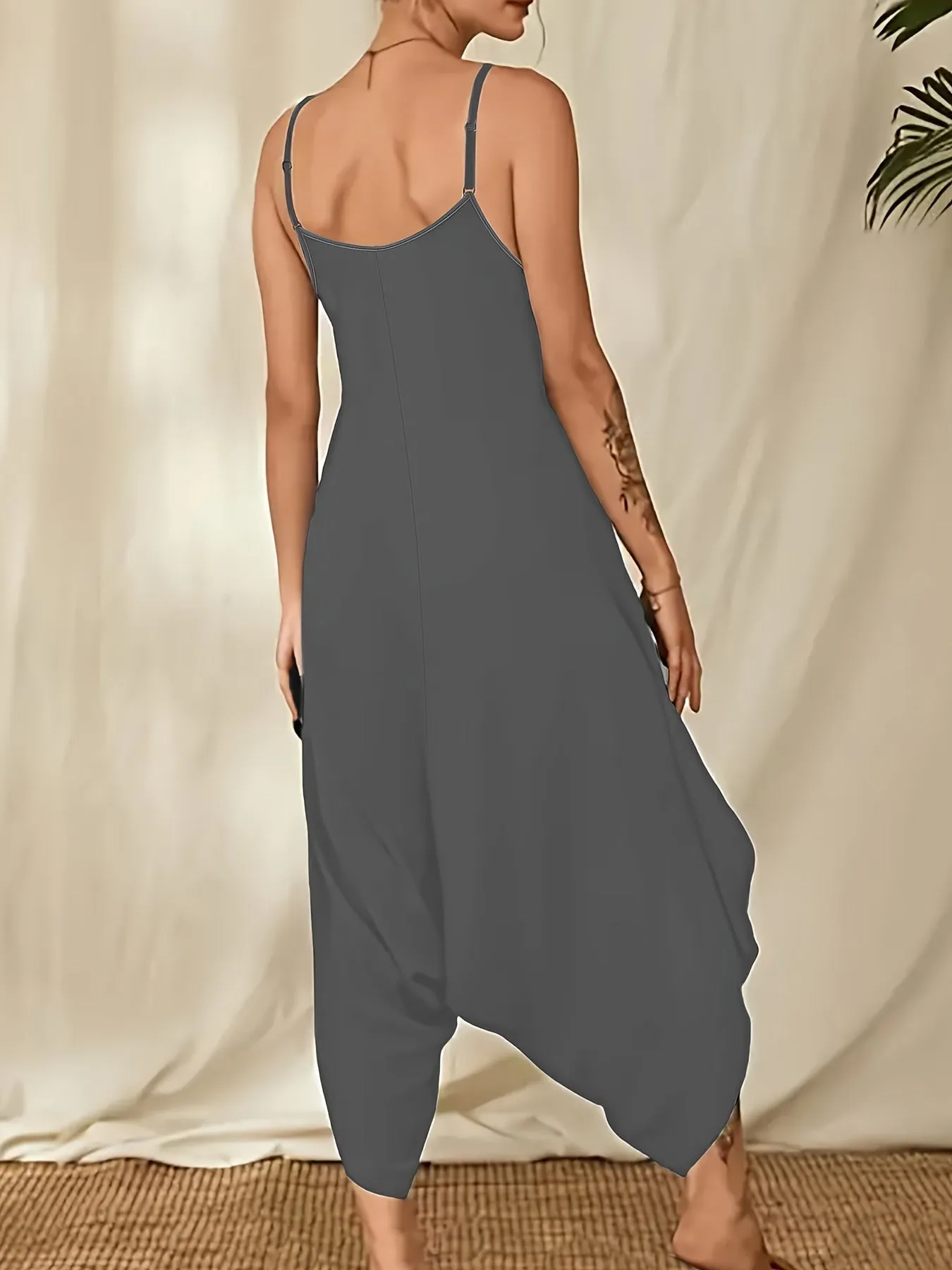 Women Cami Jumpsuit, Boho Sleeveless Jumpsuits