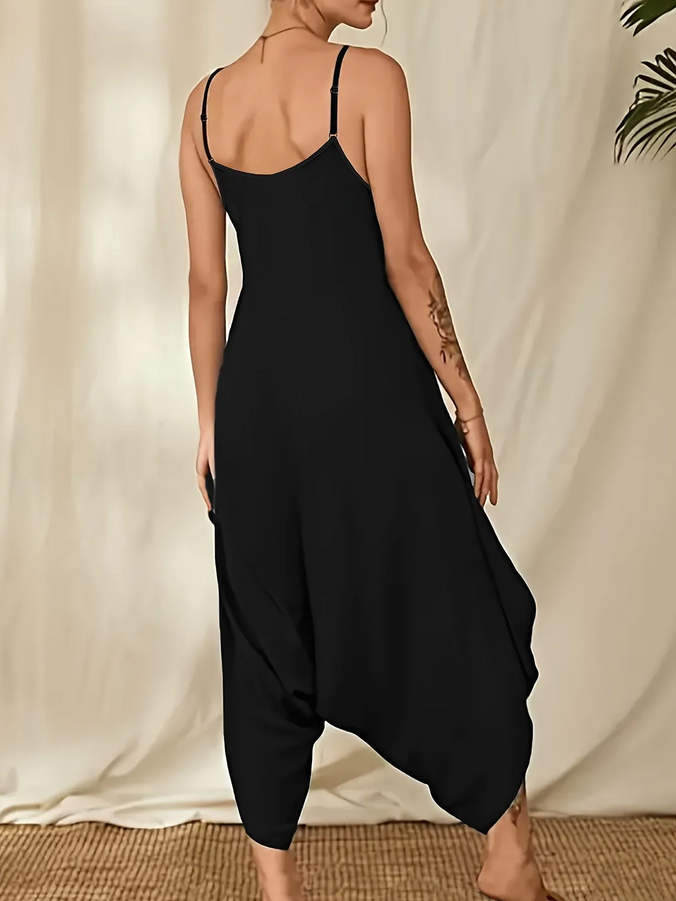 Women Cami Jumpsuit, Boho Sleeveless Jumpsuits