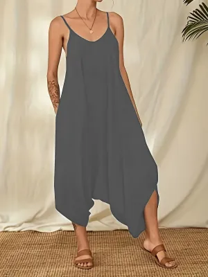 Women Cami Jumpsuit, Boho Sleeveless Jumpsuits