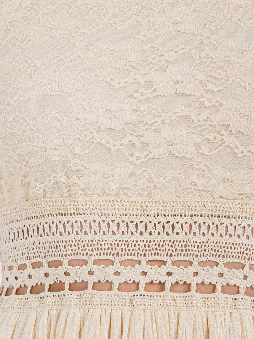 WOMEN'S SLEEVELESS LACE OPEN BACK MINI DRESS