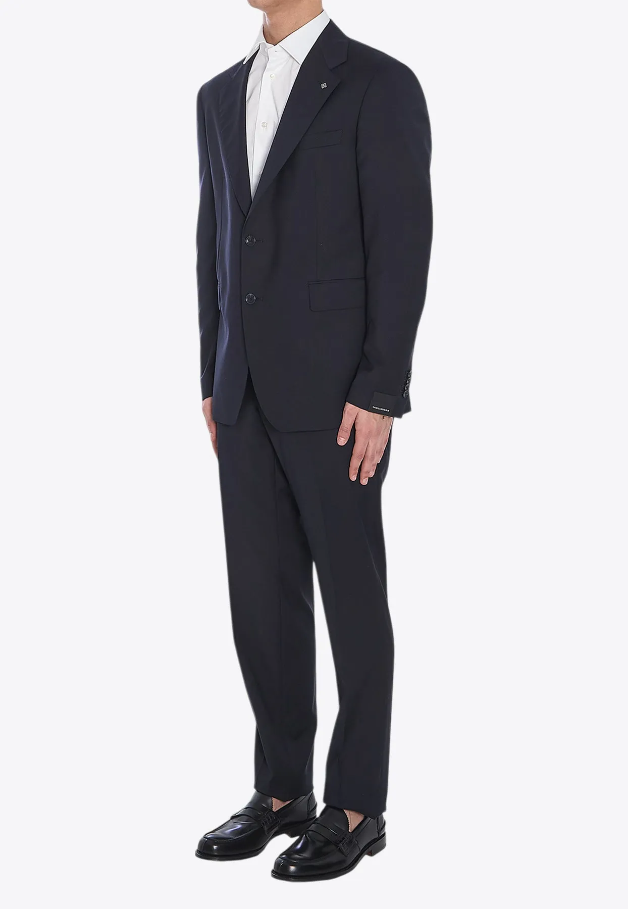 Wool Single-Breasted Suit