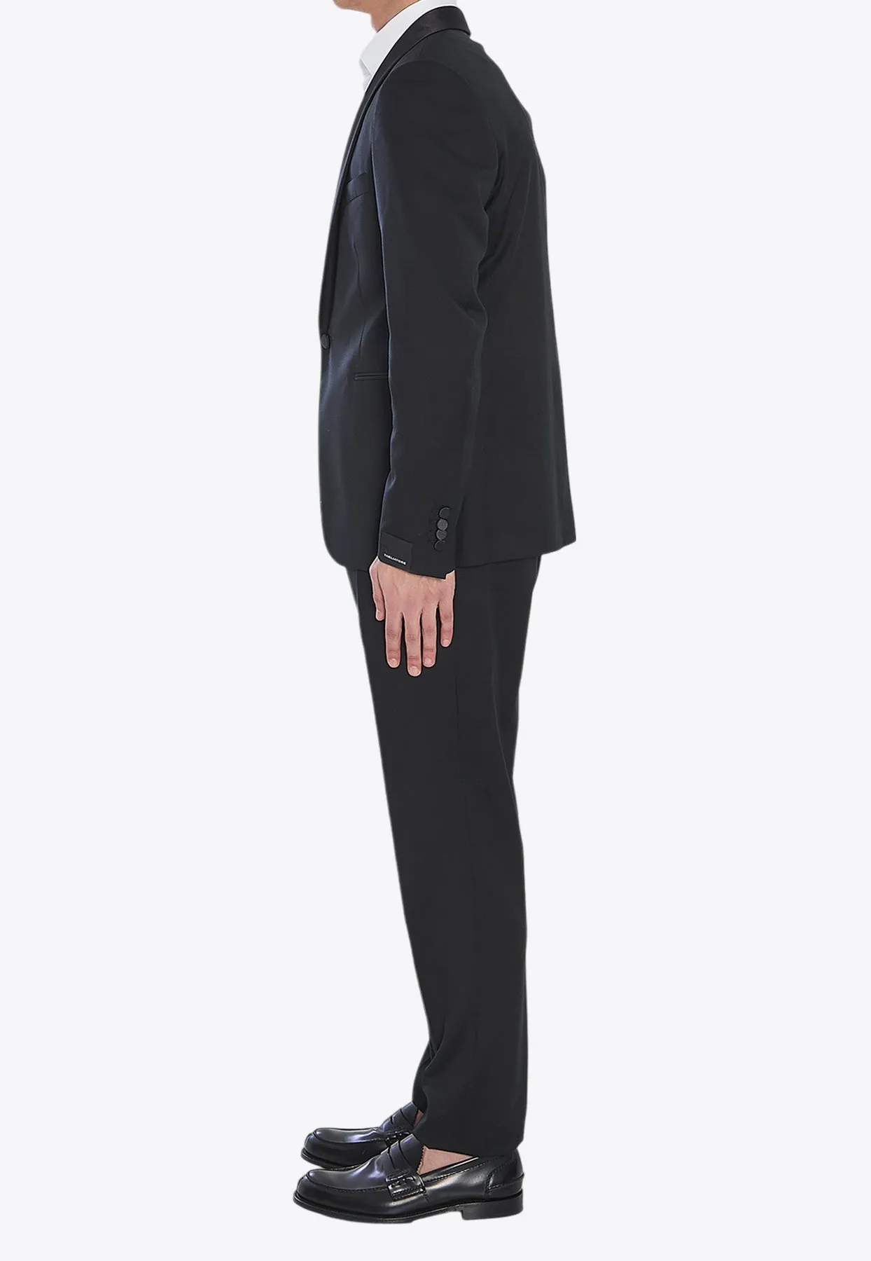 Wool Single-Breasted Suit