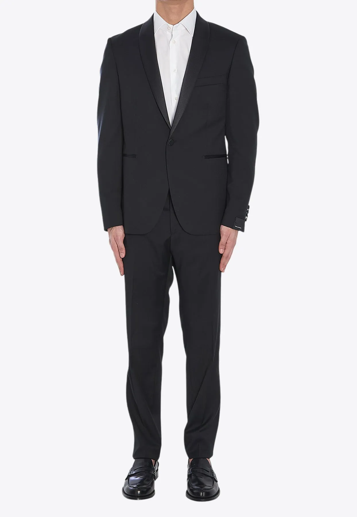 Wool Single-Breasted Suit