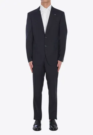 Wool Single-Breasted Suit