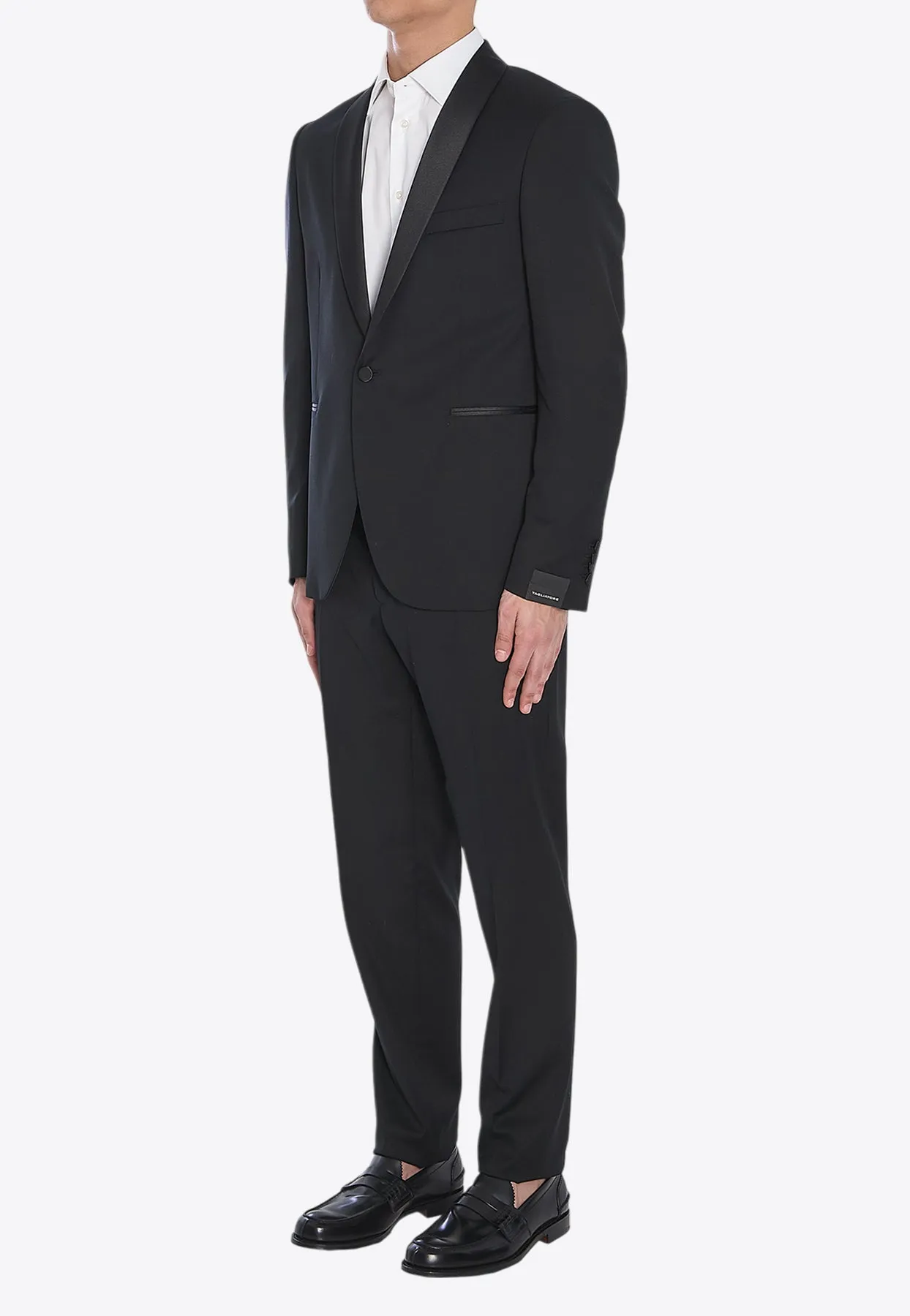 Wool Single-Breasted Suit