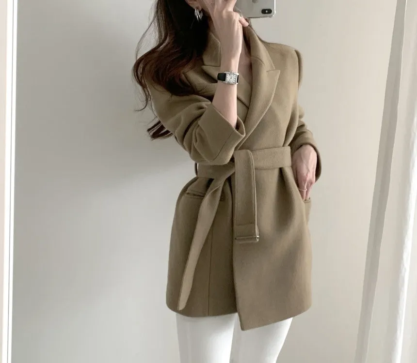 Woolen suit jacket