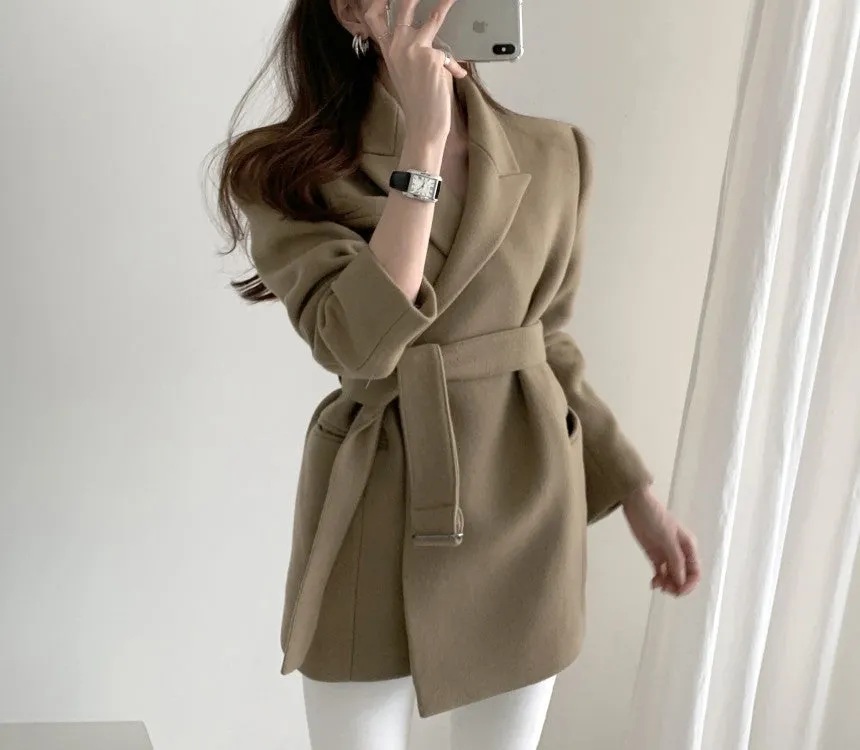 Woolen suit jacket