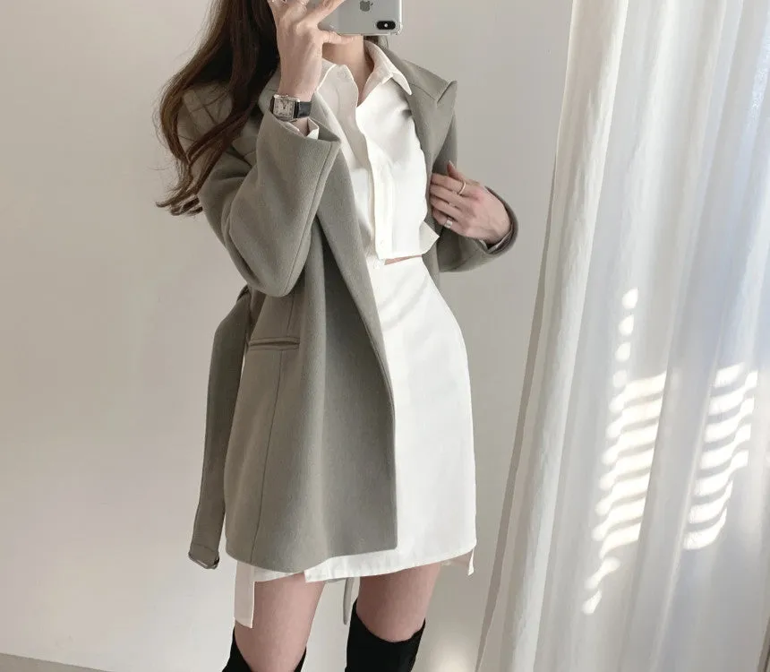 Woolen suit jacket