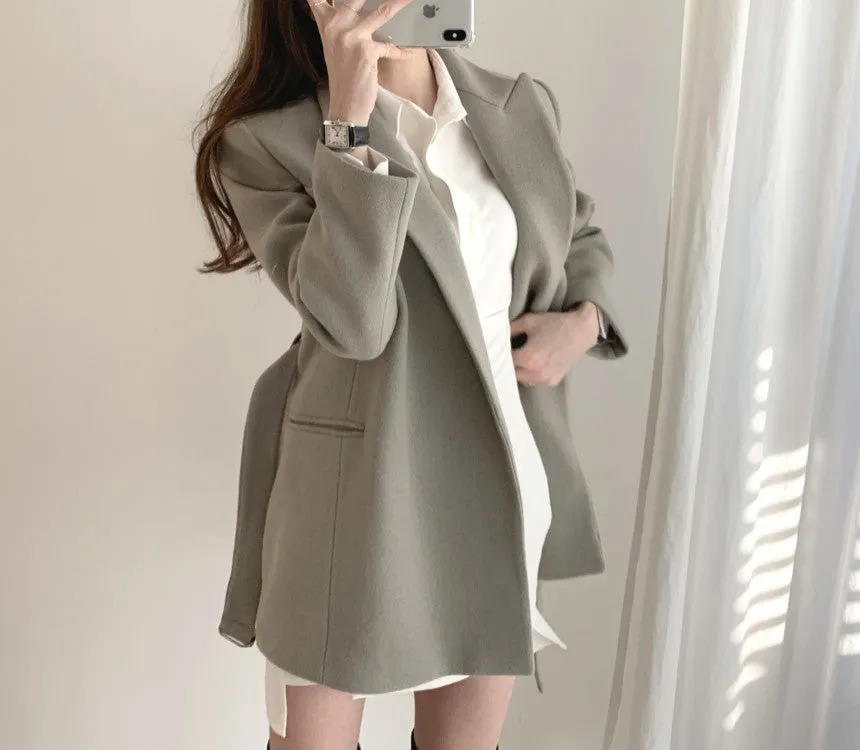 Woolen suit jacket