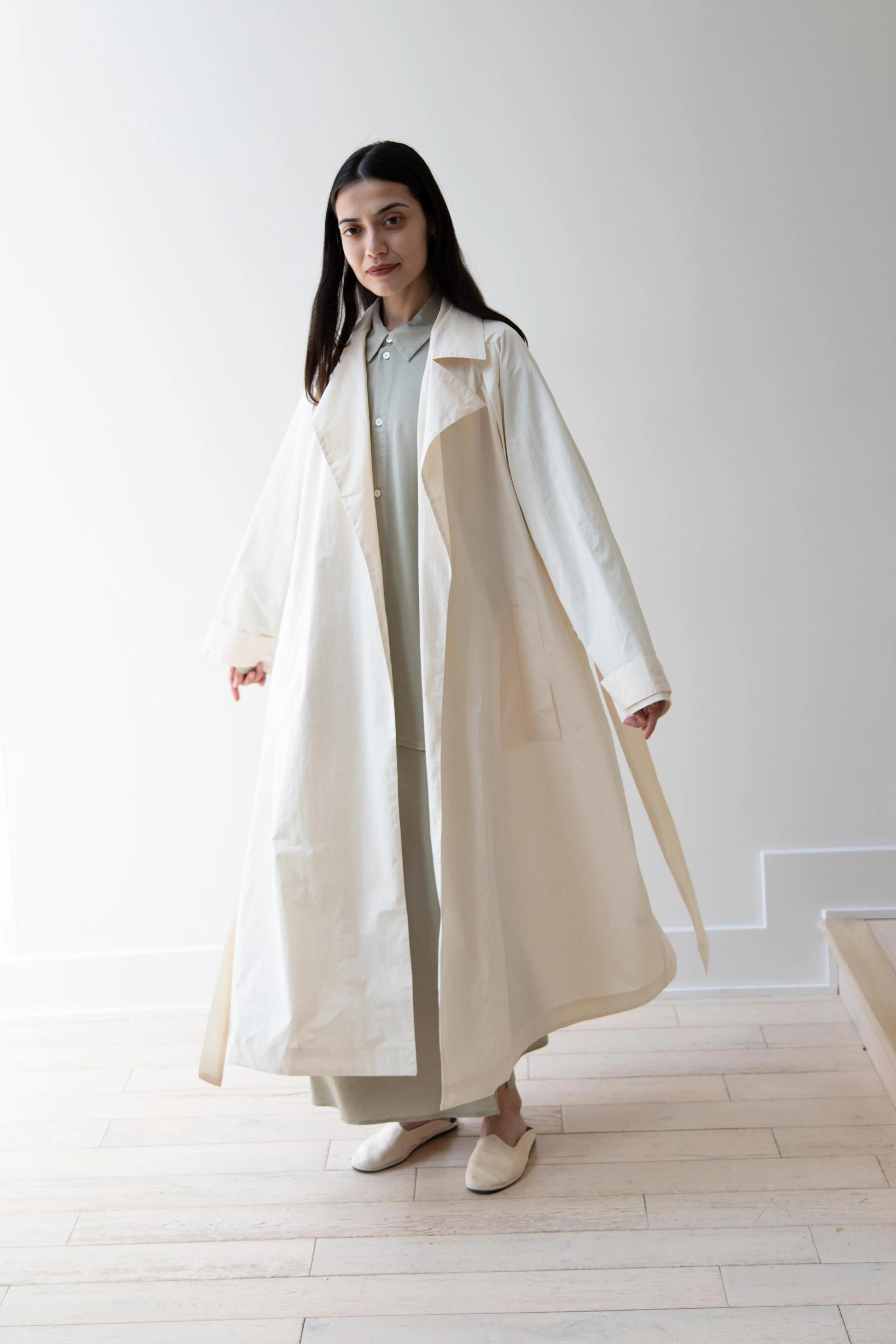 Wright & Doyle | Belted Mac in Paper