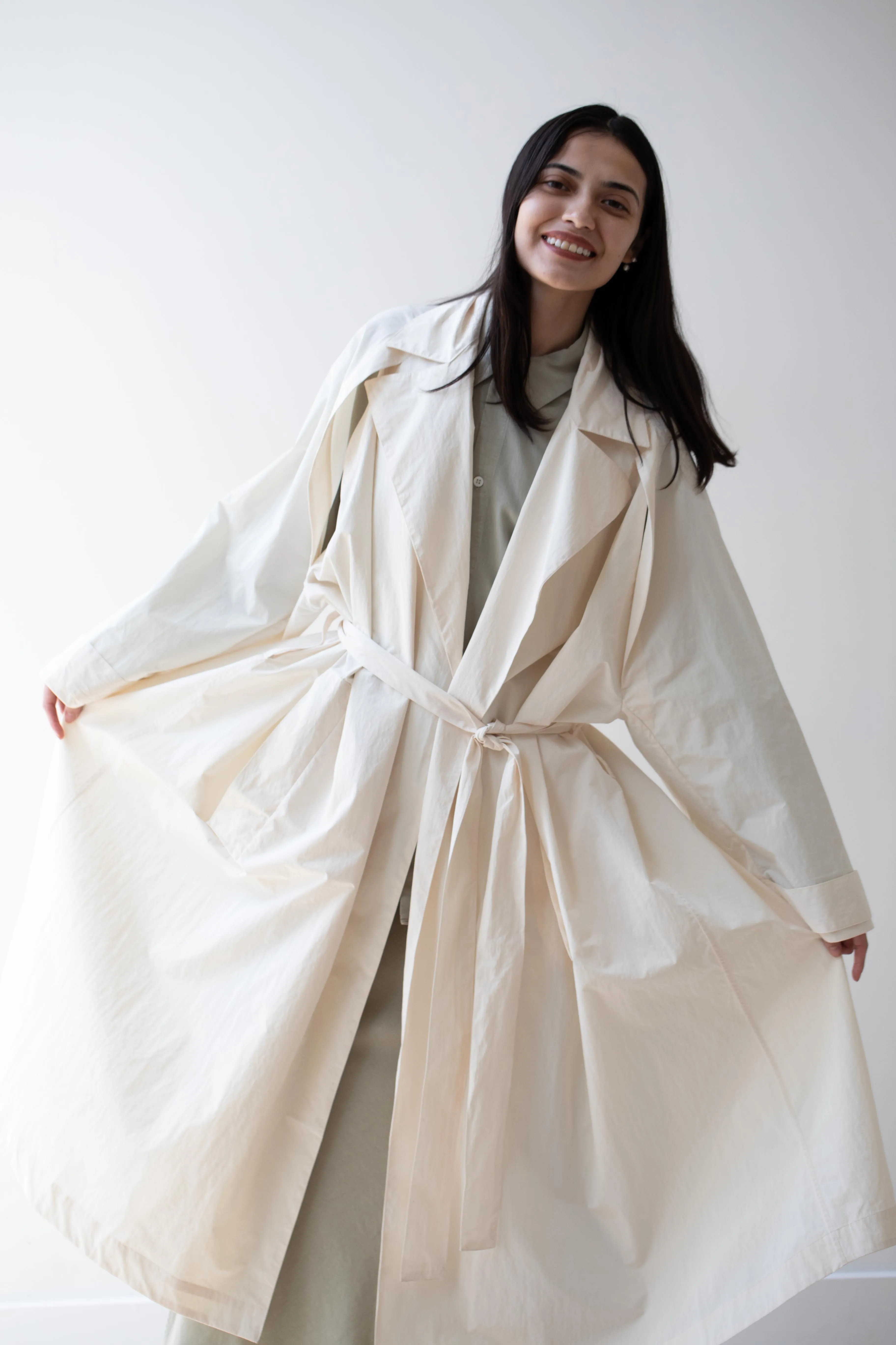 Wright & Doyle | Belted Mac in Paper