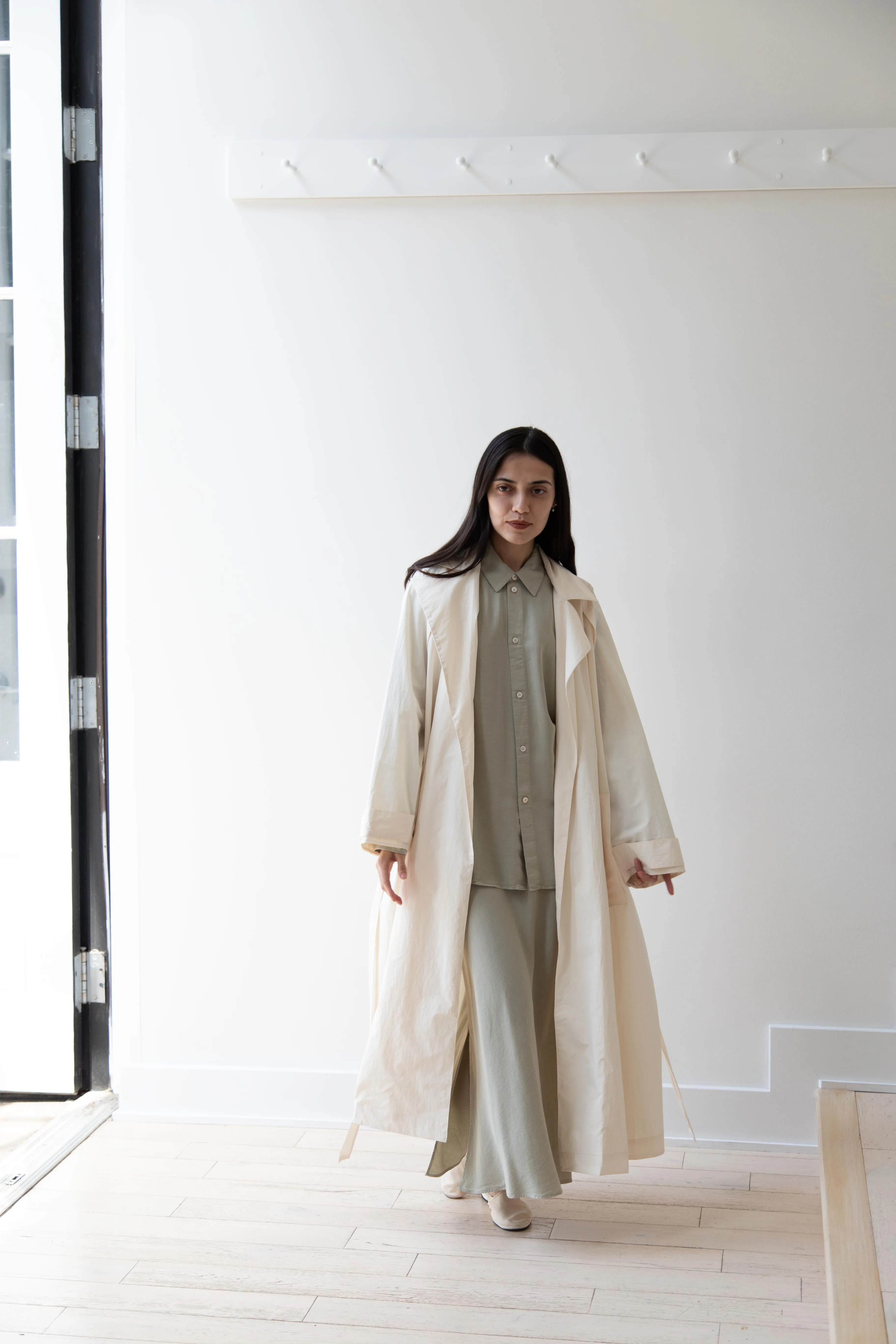 Wright & Doyle | Belted Mac in Paper