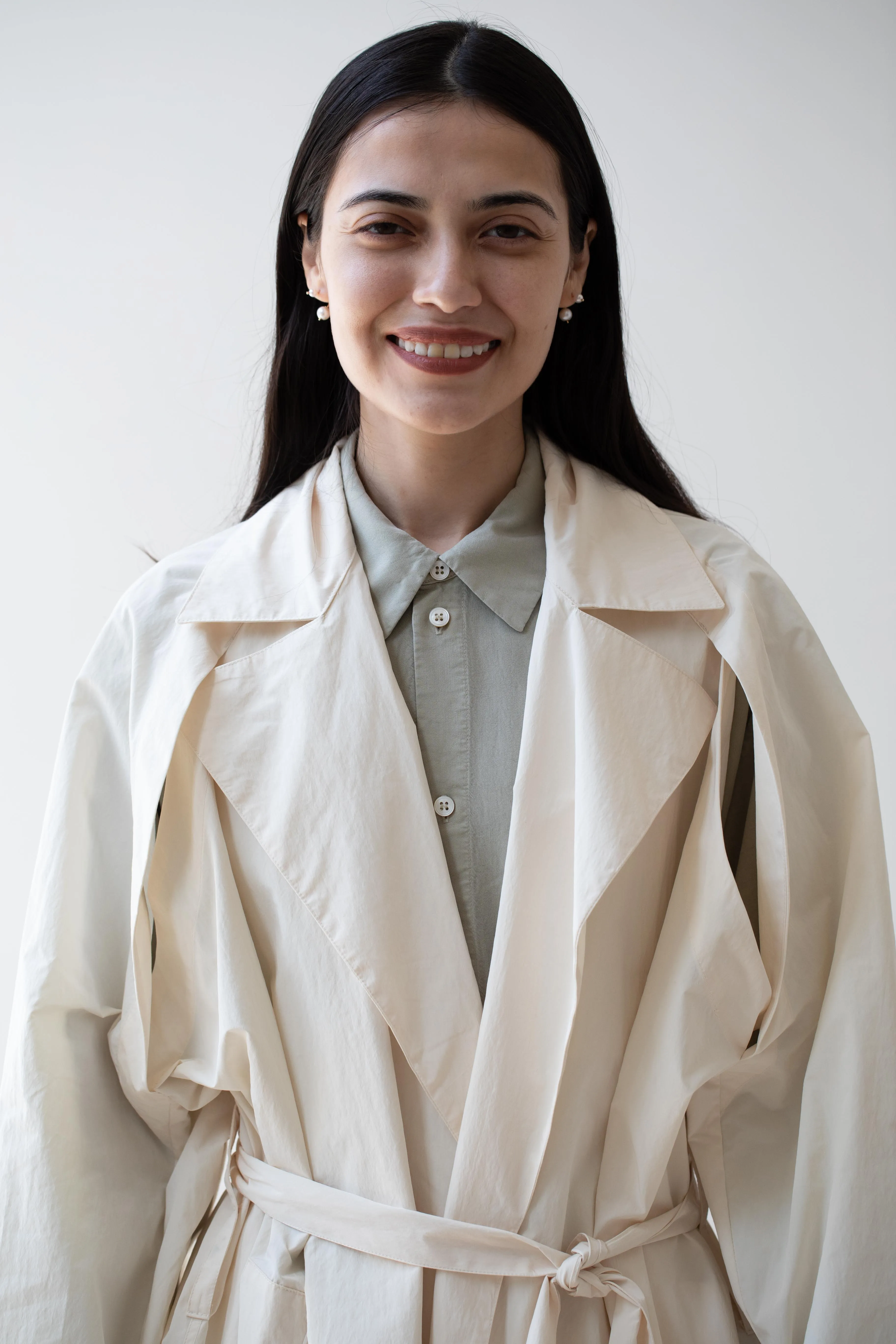 Wright & Doyle | Belted Mac in Paper