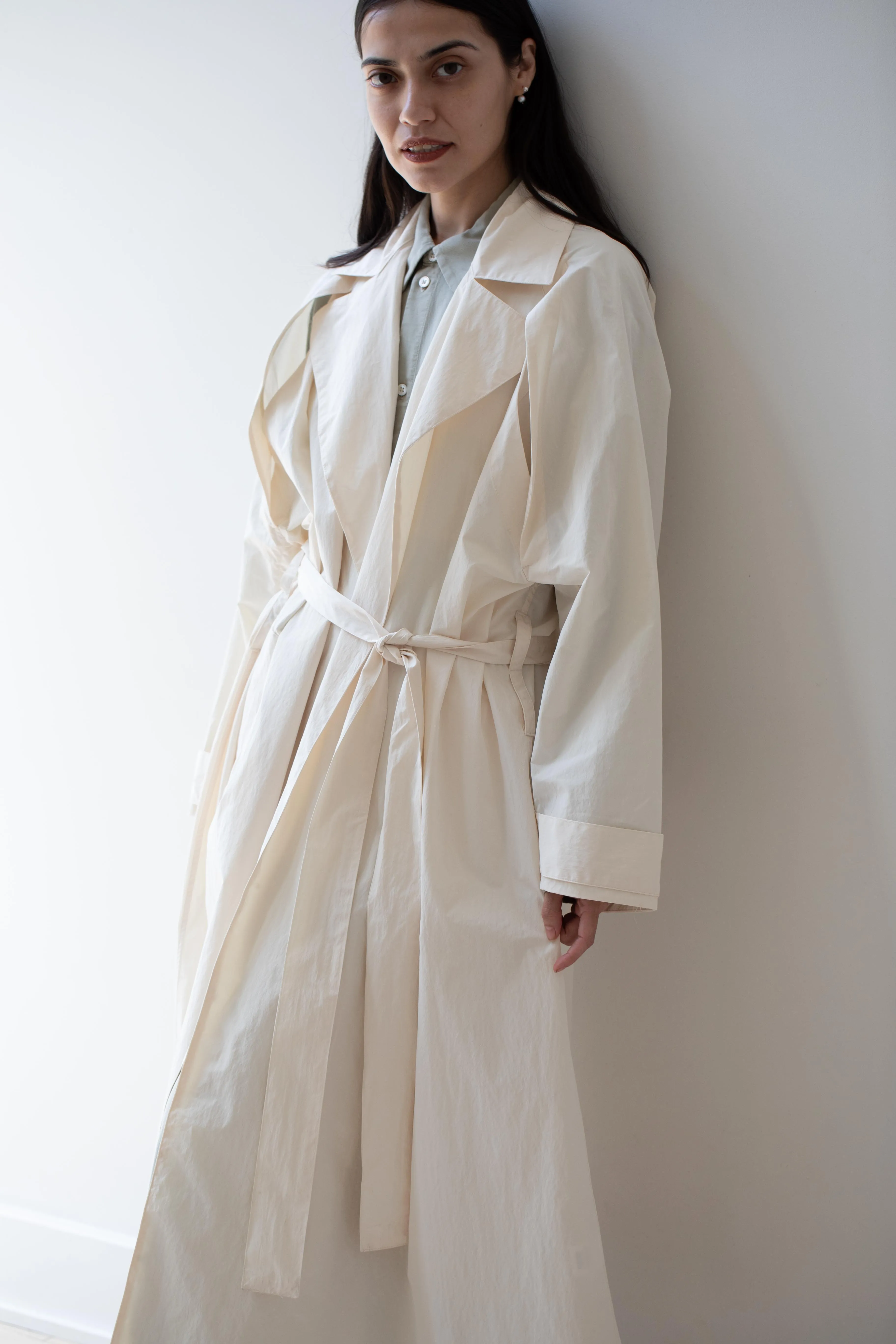 Wright & Doyle | Belted Mac in Paper