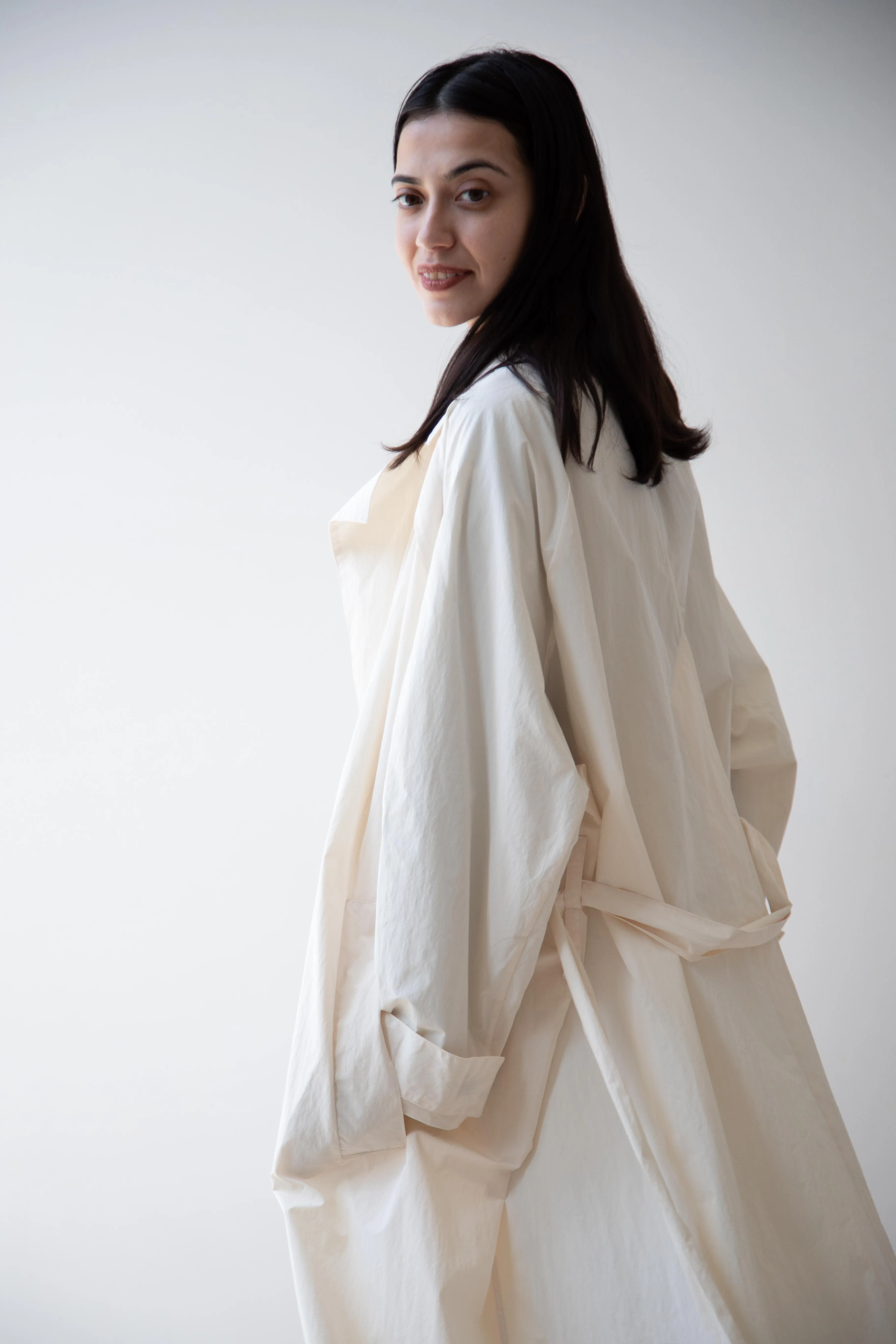 Wright & Doyle | Belted Mac in Paper