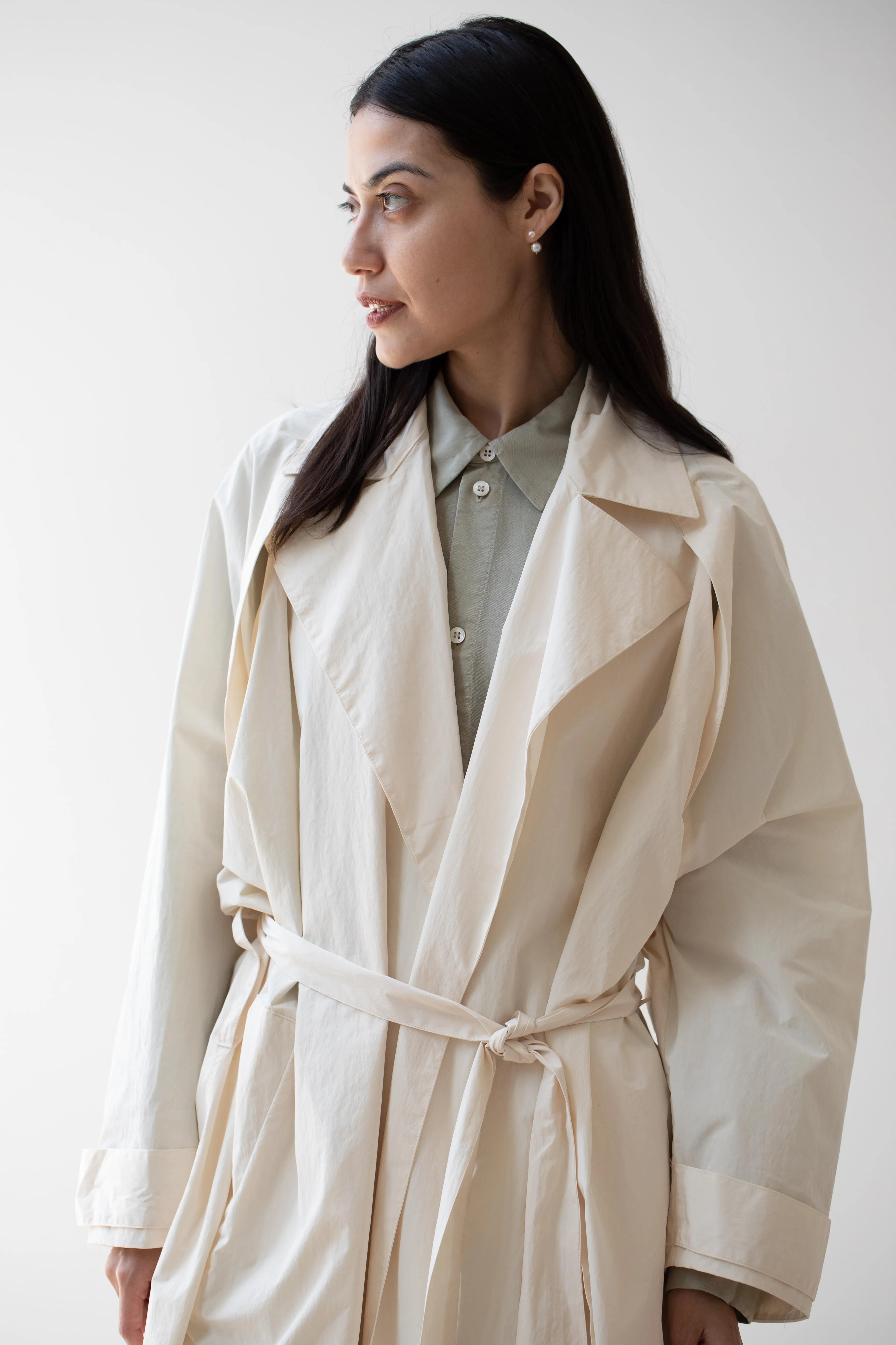 Wright & Doyle | Belted Mac in Paper